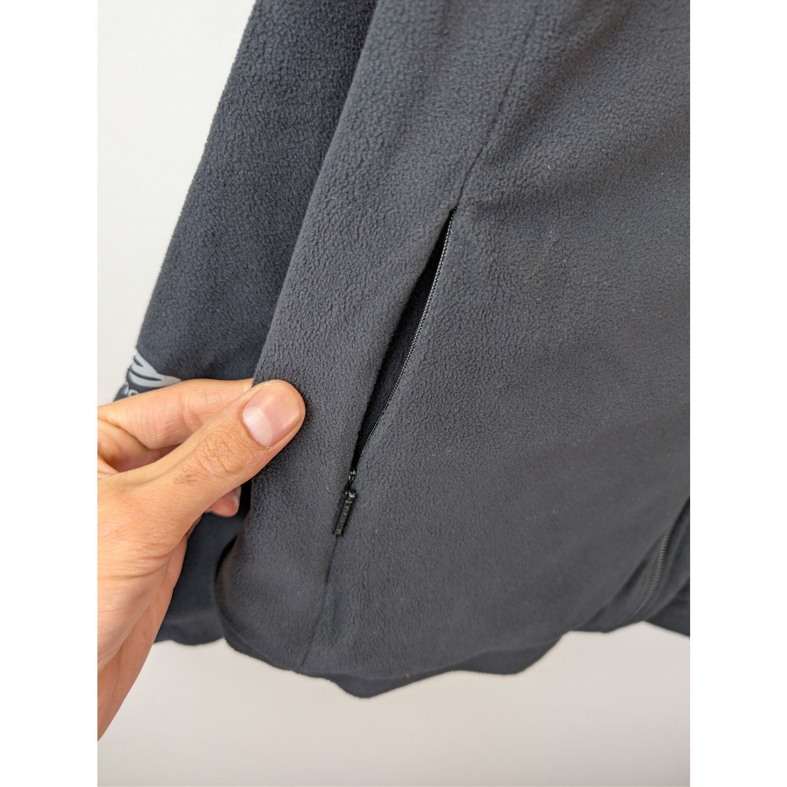 Balenciaga o1rshd1 Reflective Sporticon Fleece Zip-Up Jacket in Black Size US XL / EU 56 / 4 - 7 Thumbnail