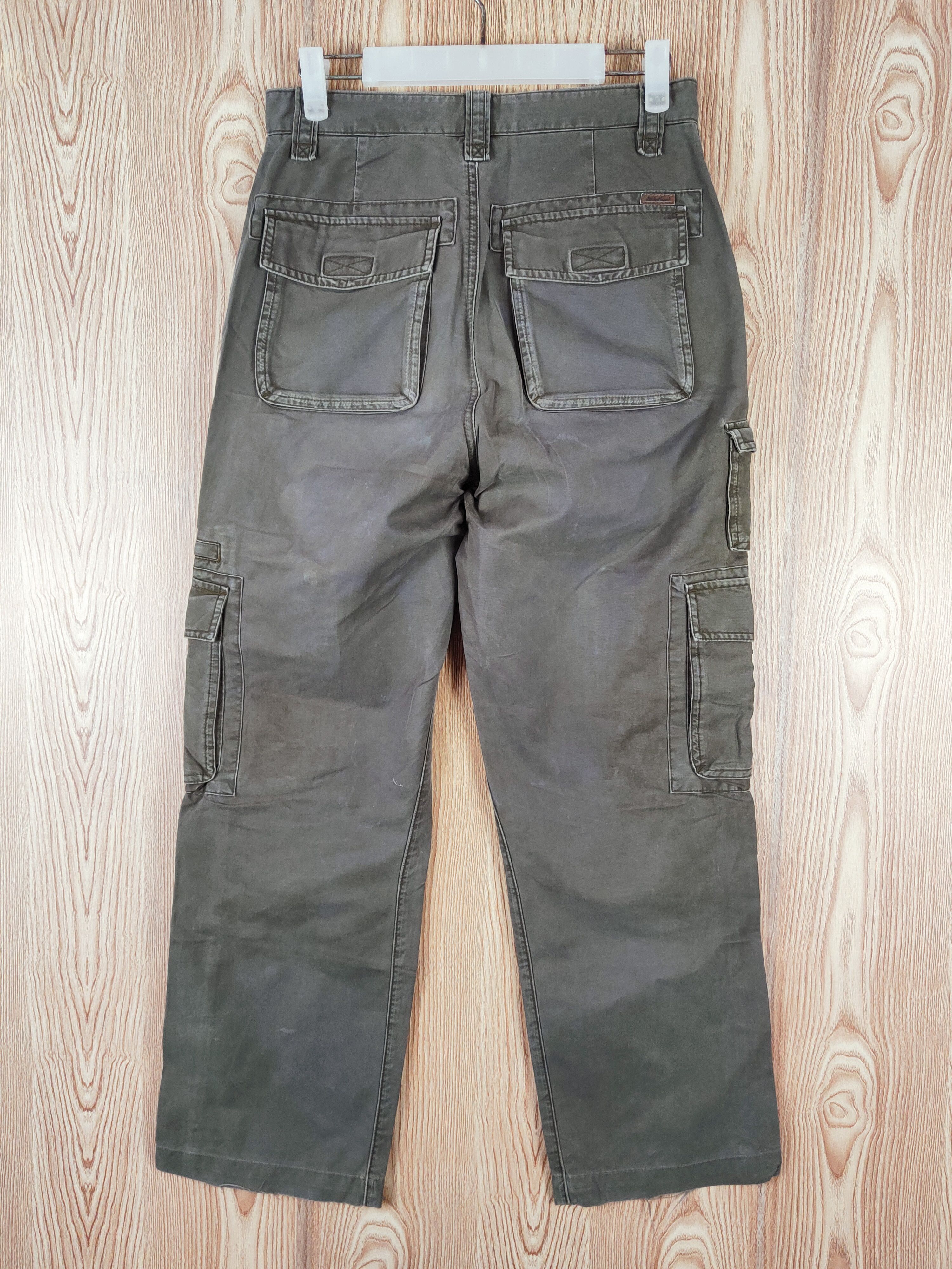 Eddie Bauer Eddie Bauer Olive Faded Multipocket Cargo Pants #W195 Size US 29 - 7 Thumbnail