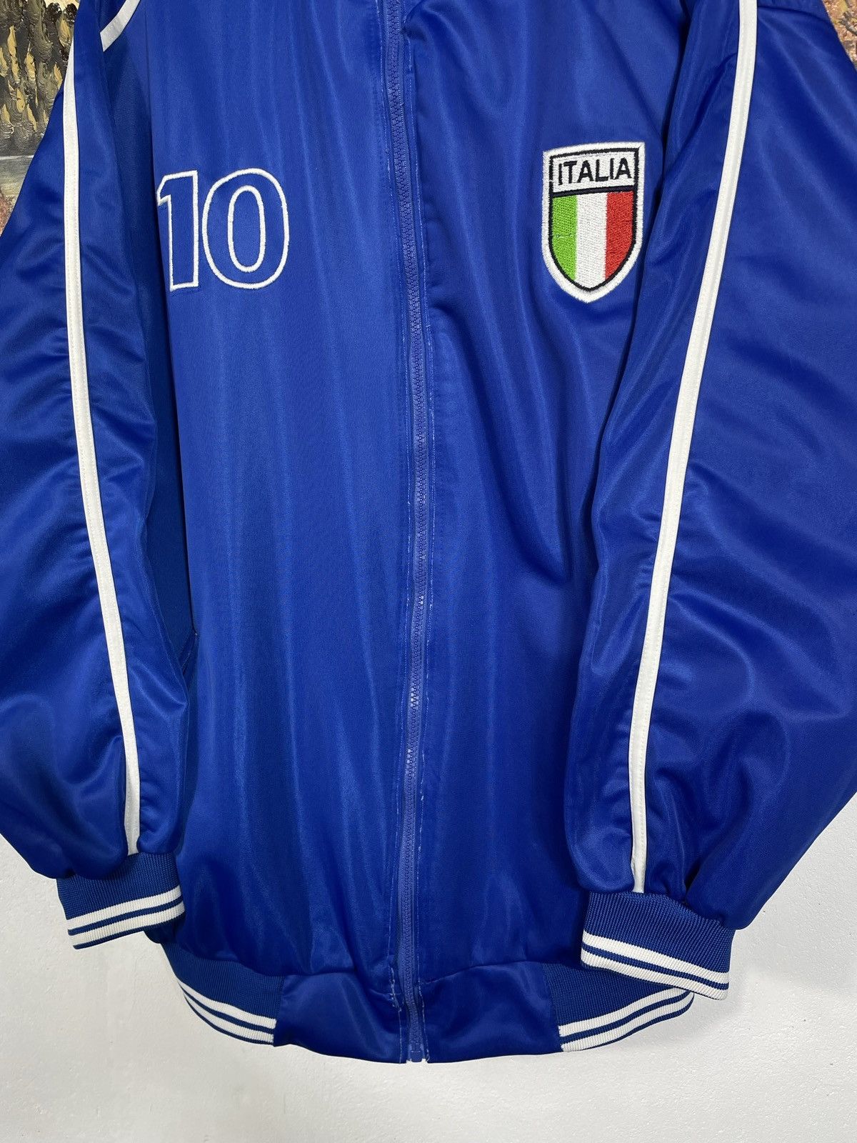 Vintage Italia Vintage Y2k Zip Sweatshirt Football Blockcore Italy Size US XXL / EU 58 / 5 - 6 Thumbnail
