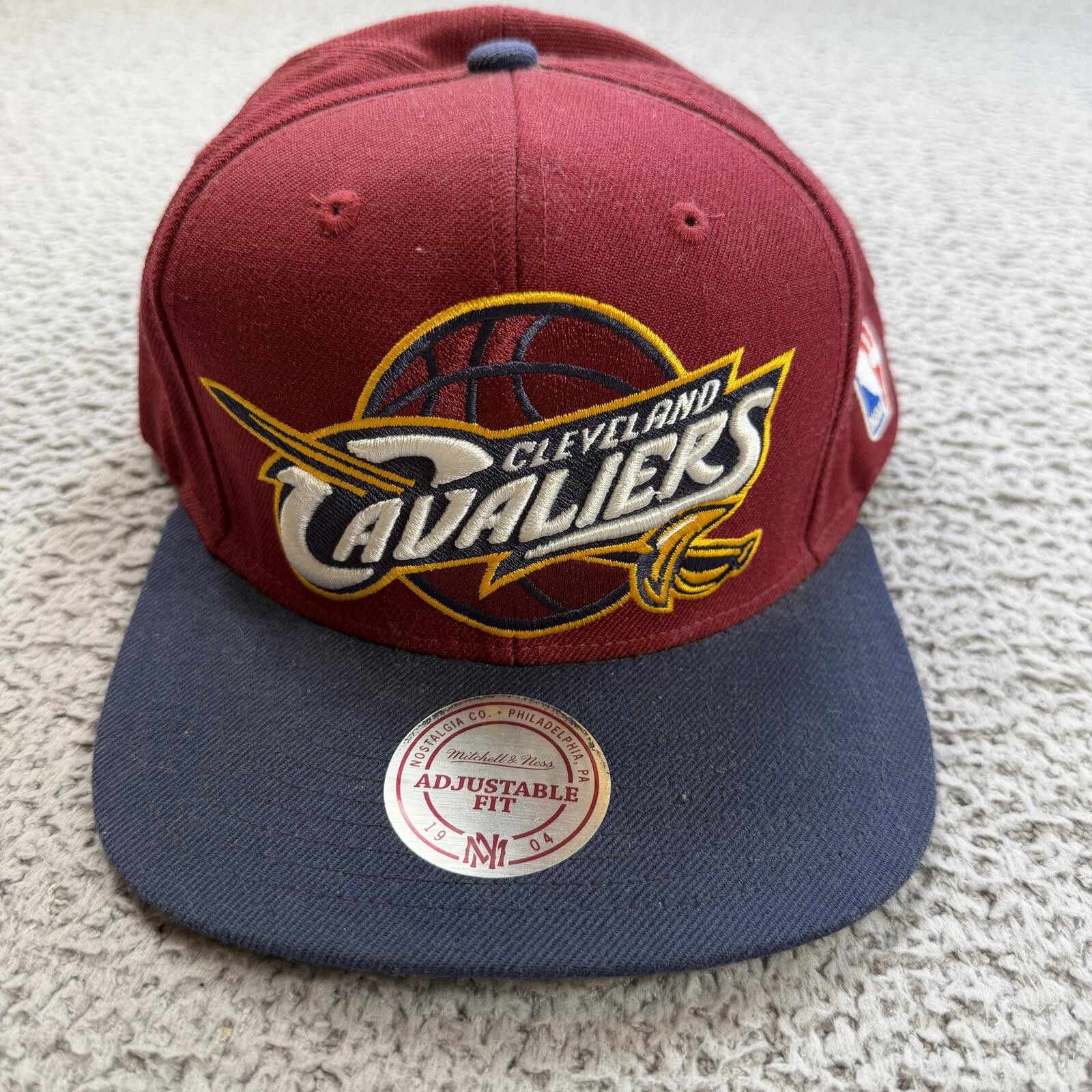 Mitchell & Ness Cleveland Cavaliers Mitchell & Ness Snapback Hat NBA Cap Size ONE SIZE - 1 Thumbnail