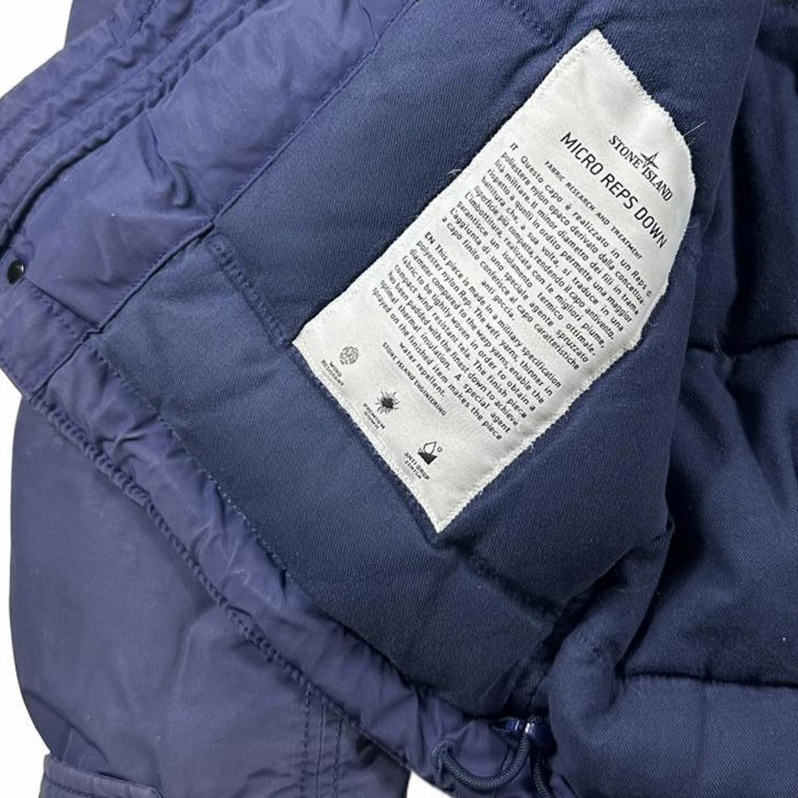 Stone Island Stone Island Micro Reps Down Puffer Jacket Blue Medium Size US M / EU 48-50 / 2 - 5 Thumbnail