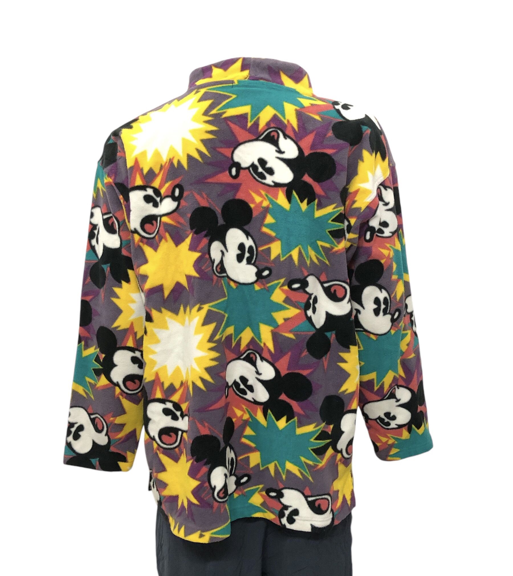 Disney × Mickey Mouse × Vintage Vintage Worn 90’s Tokyo Disneyland Printed Fleece Size US L / EU 52-54 / 3 - 2 Thumbnail