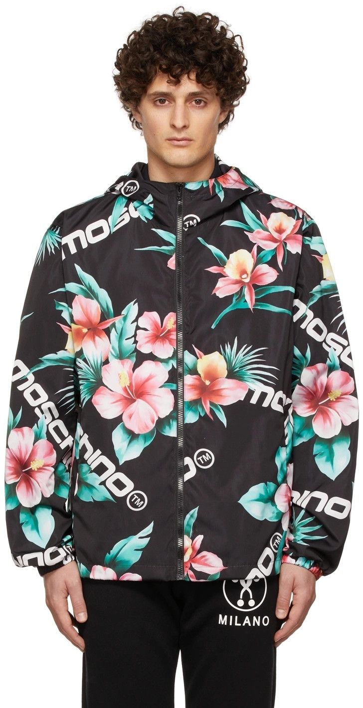 Moschino o1y0225 Logo Hooded Jacket in Multicolor Size US S / EU 44-46 / 1 - 1 Thumbnail