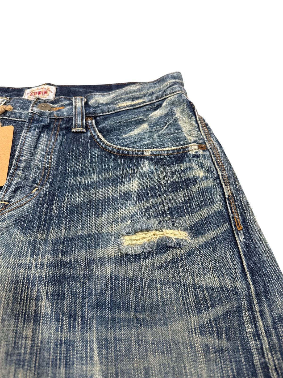 Kapital Japanese Edwin Exclusive Distressed Jeans Size US 31 - 14 Thumbnail
