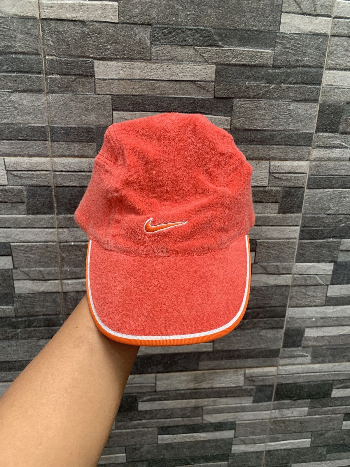 Nike RARE‼️Vintage Nike Terry Cloth 6 Panel Hats Size ONE SIZE - 1 Thumbnail