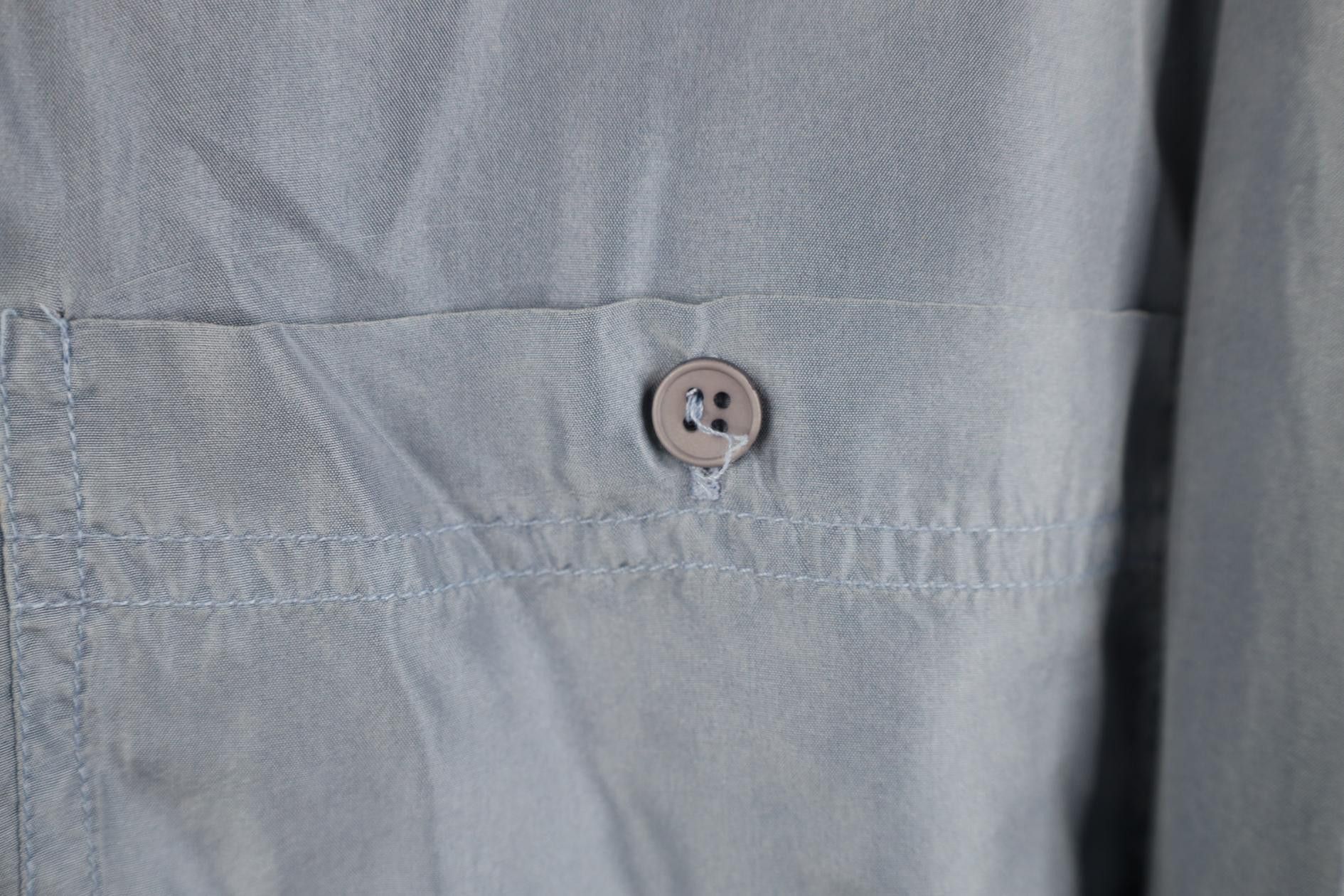 Vintage Vintage 90s Streetwear Baggy Silk Collared Button Shirt Blue Size US M / EU 48-50 / 2 - 4 Thumbnail