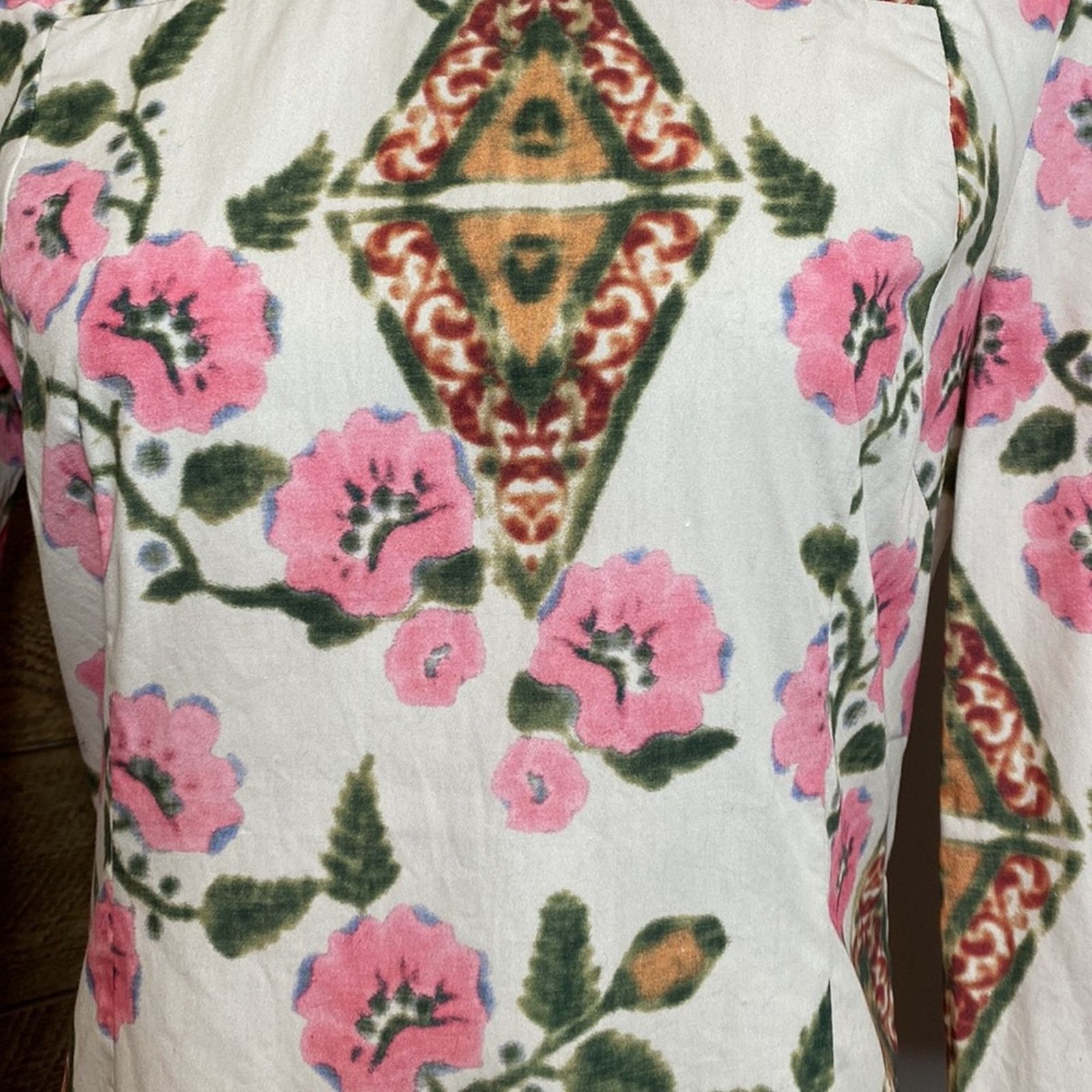 Marni Marni A-Line Dress Pink Floral Poplin Size 40/ US 4 Size S / US 4 / IT 40 - 3 Thumbnail