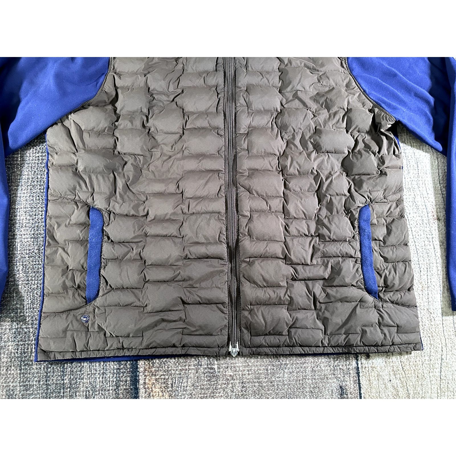 Peter Millar Peter Millar Crown Crafted Blaze Hybrid Jacket XL Brown Blue Size US XL / EU 56 / 4 - 3 Thumbnail