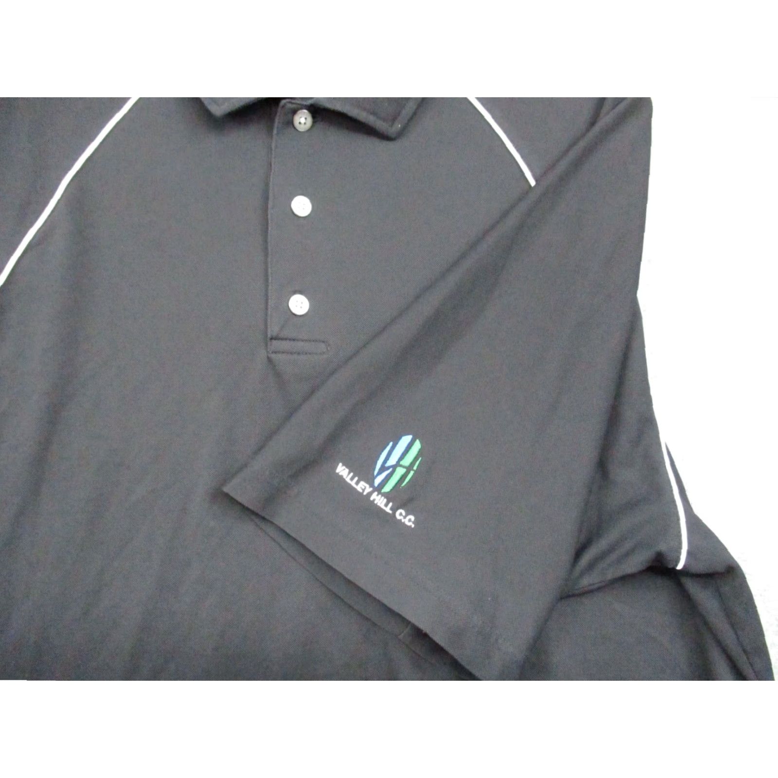 Footjoy Footjoy FJ Polo Shirt Large Men Short Sleeve Golf Black White Stripe Shirt Size US L / EU 52-54 / 3 - 3 Thumbnail