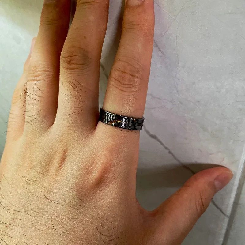 Japanese Brand × Jewelry × Vintage Light Painting Ring Size ONE SIZE - 4 Thumbnail