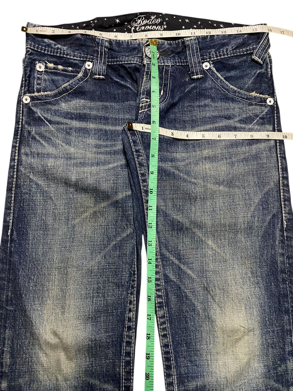 Visvim Japanese Brand Rodeo Crown Mud Wash Straight Fit Jeans Size US 32 / EU 48 - 13 Thumbnail
