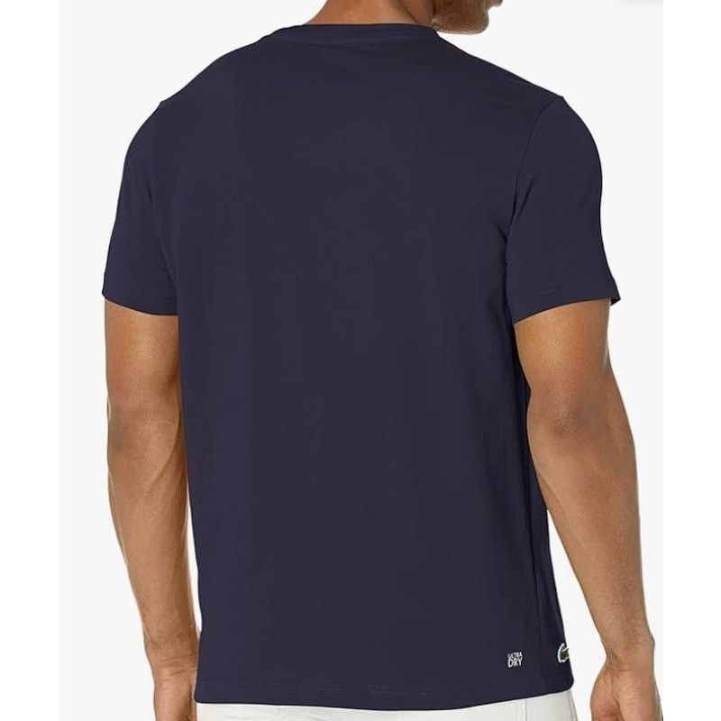 Lacoste Lacoste Men's Short Sleeve Regular Fit T-Shirt, L Navy Size US L / EU 52-54 / 3 - 3 Thumbnail