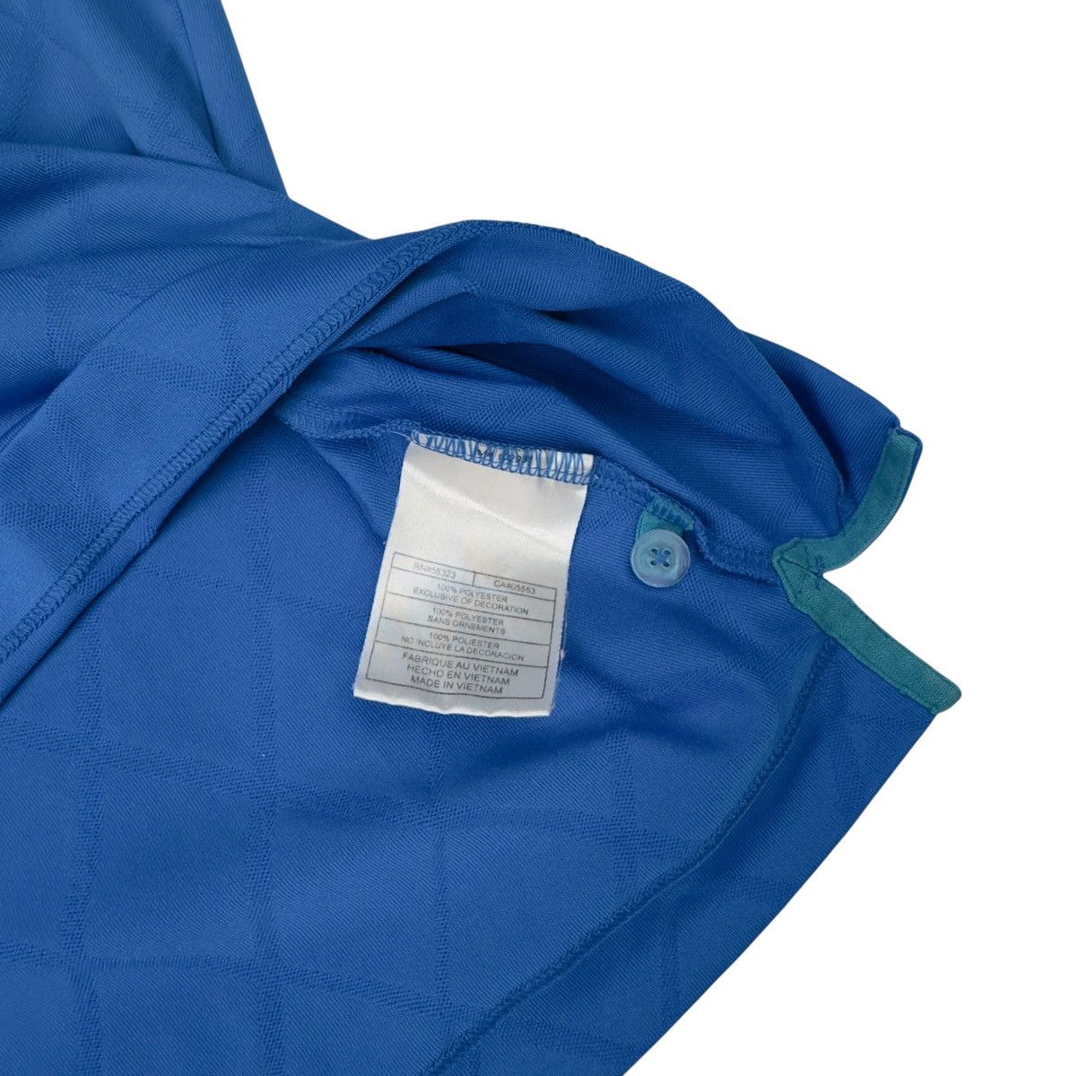 Nike Nike Golf Dri-FIT Mens XL Blue Argyle Polo Shirt Size US XL / EU 56 / 4 - 5 Thumbnail