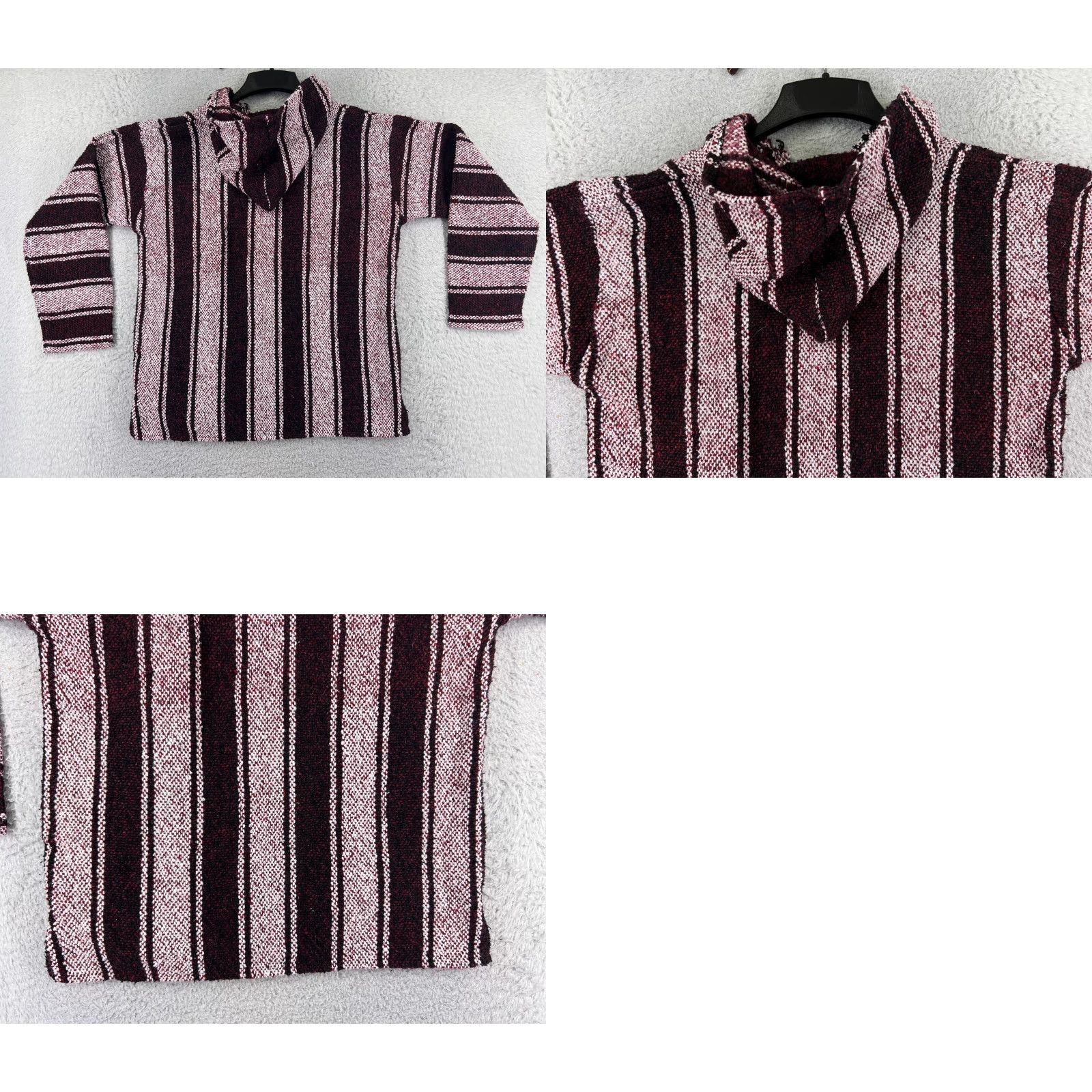 Pinko Franks Baja Hoodie Mens Adult Medium Pink Black Pocket Sweater Acrylic Drug Rug Jersey Hoodie Pullover Modern Vintage-None? Size US M / EU 48-50 / 2 - 9 Thumbnail