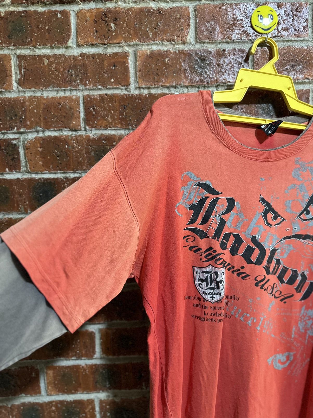 Vintage Thrashed Vintage Grunge BadBoy Long Sleeve Tee Size US L / EU 52-54 / 3 - 10 Thumbnail