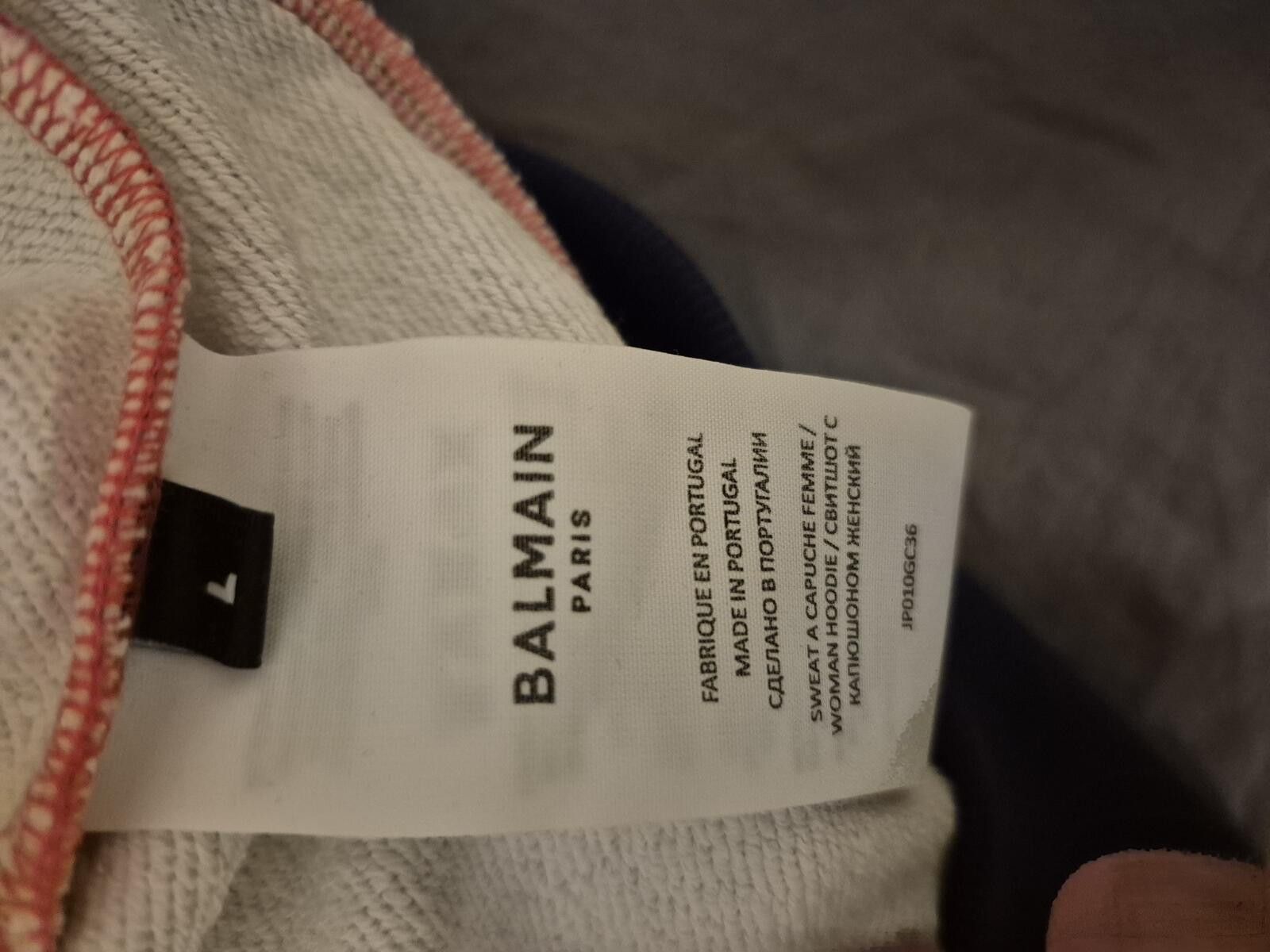 Balmain Balmain Cropped Hoodie Size Large BNWT MSRP $1,350 Size L / US 10 / IT 46 - 7 Thumbnail
