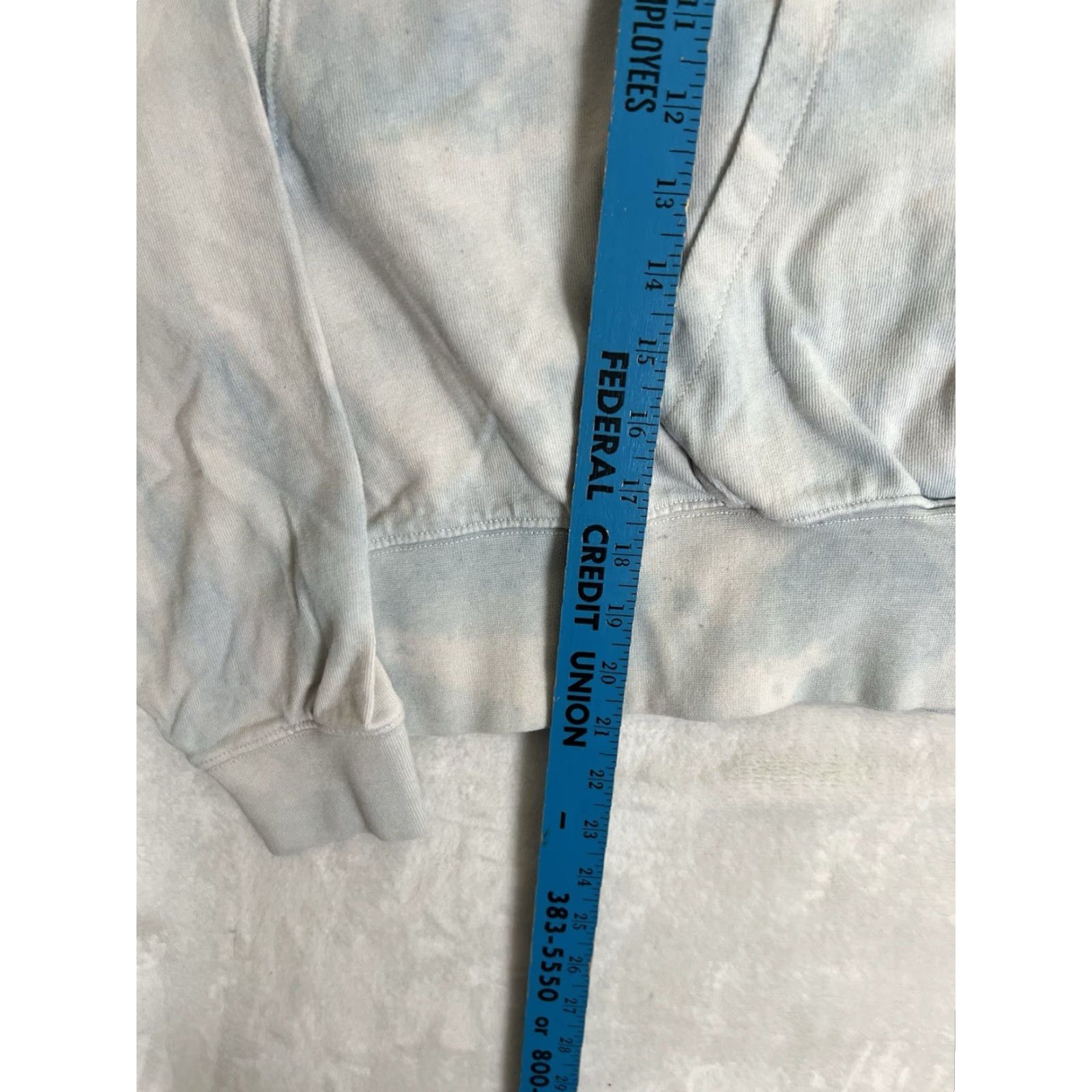 Nike Nike Women's Hoodie Pullover Oversized XS Tie Dye Worn Blue & White Colorful 90s Gym & Training Womens Mens? Size XS / US 0-2 / IT 36-38 - 6 Thumbnail