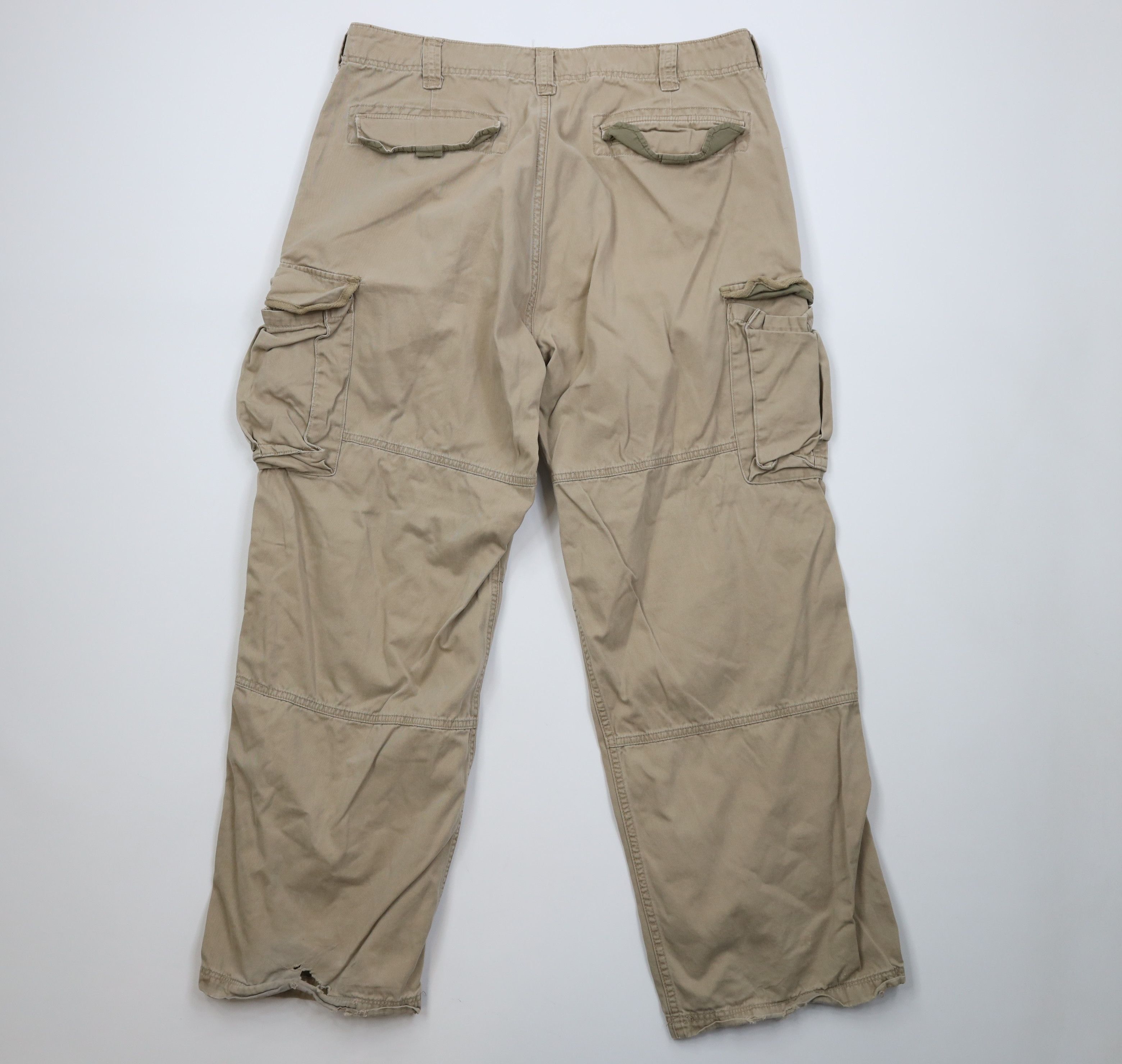 Vintage Vintage 90s Y2K Streetwear Surplus Wide Leg Cargo Pants Size US 36 / EU 52 - 12 Thumbnail