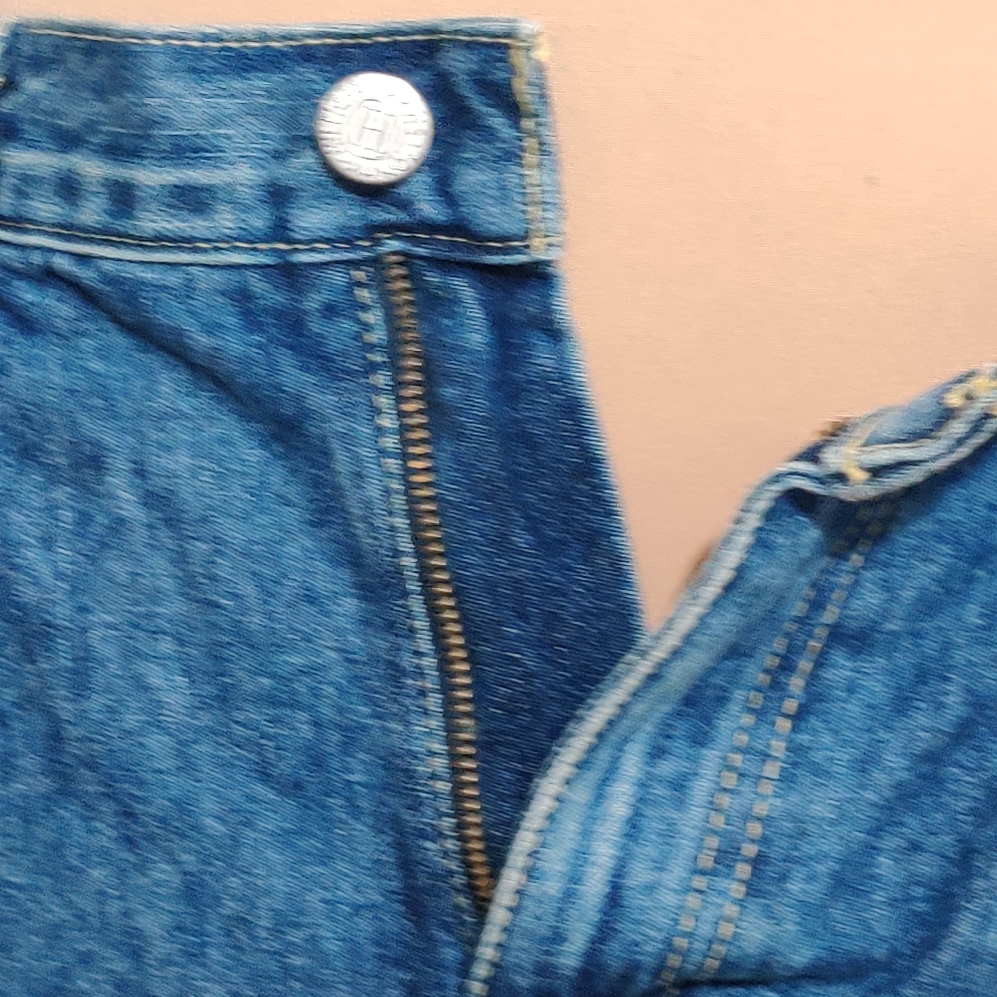 Tommy Jeans Vintage Womens Tommy Jeans Juniors Straight Leg High Rise De Size 31" - 5 Thumbnail