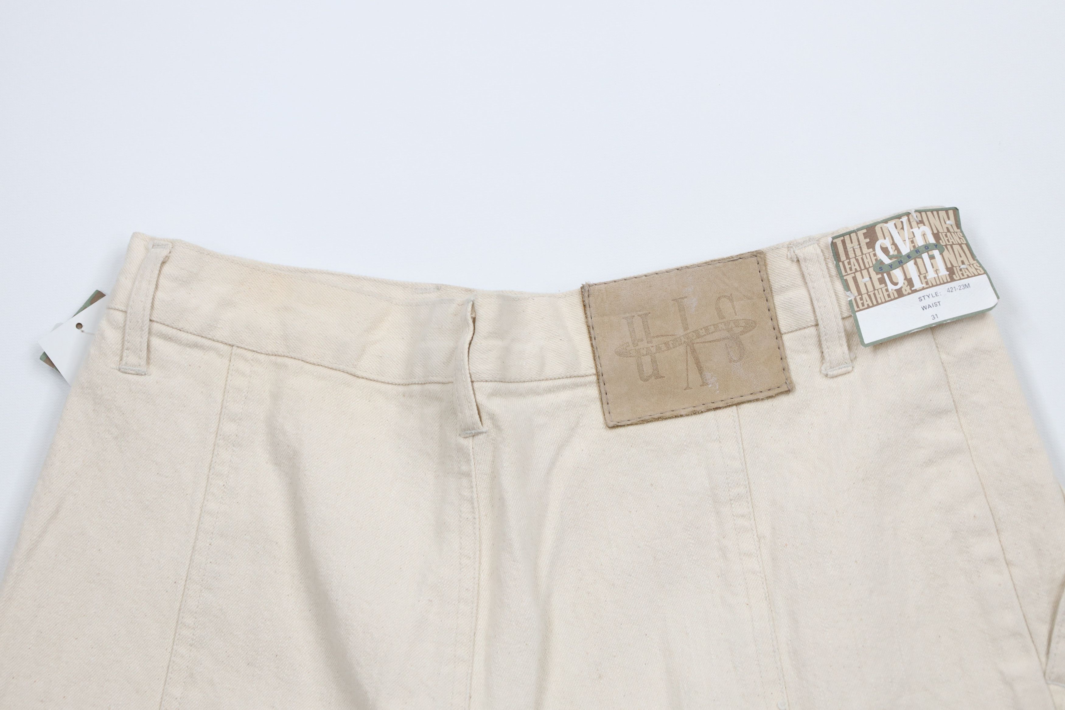 Vintage Deadstock Vintage 90s Streetwear Skateboard Leather Shorts Size US 31 - 13 Thumbnail