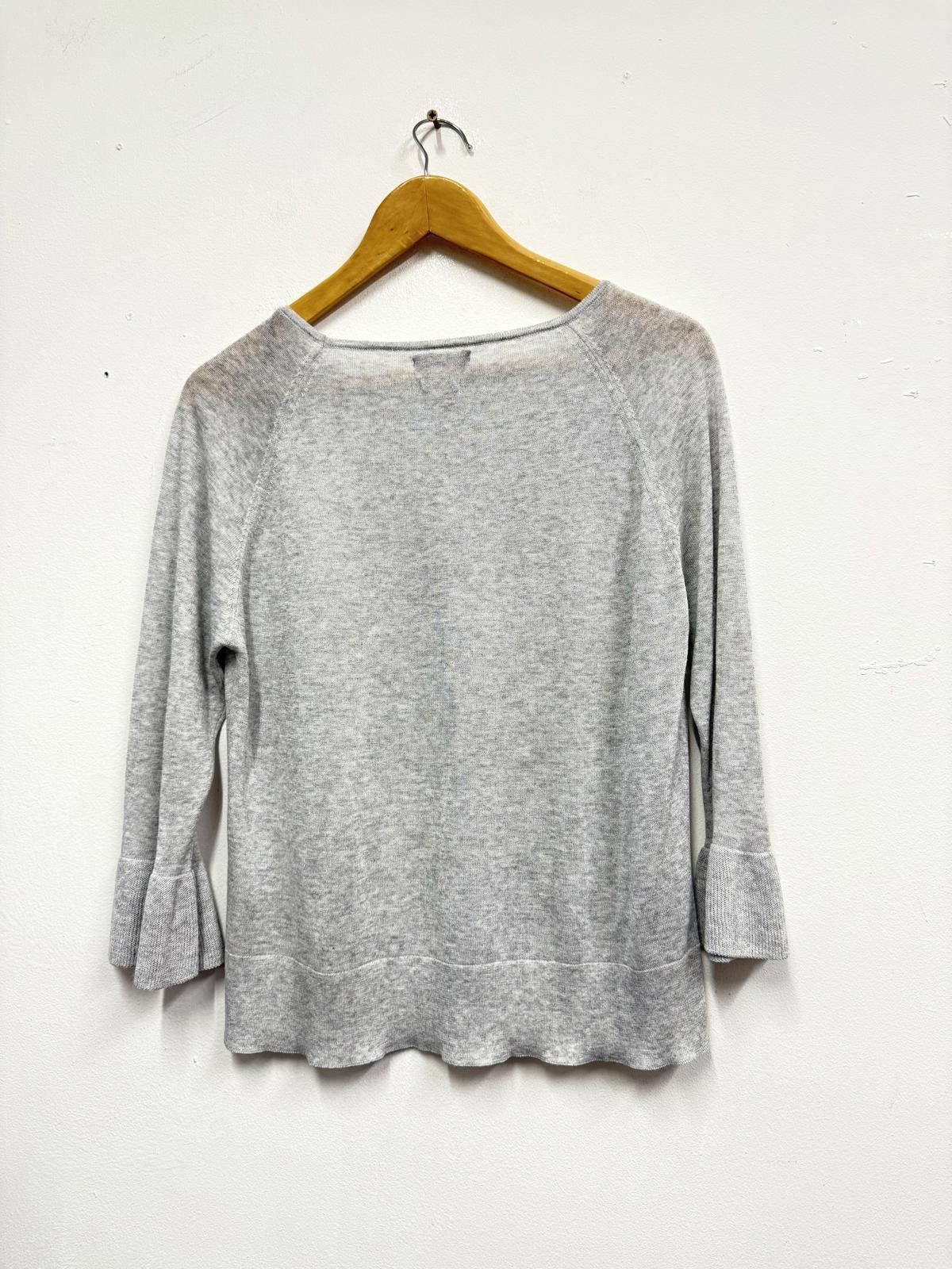Massimo Dutti Massimo Dutti Grey Knit Sweater Size S Size S / US 4 / IT 40 - 4 Thumbnail