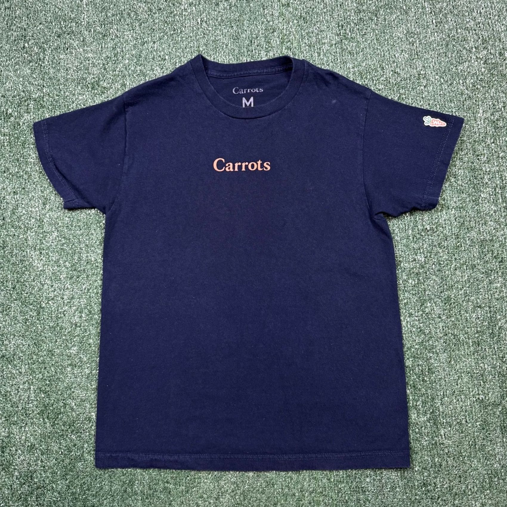 Vintage Carrots T-Shirt Men’s Size M Black Blue Short Sleeve Crew Neck Logo Graphic Shirt Size US M / EU 48-50 / 2 - 2 Thumbnail