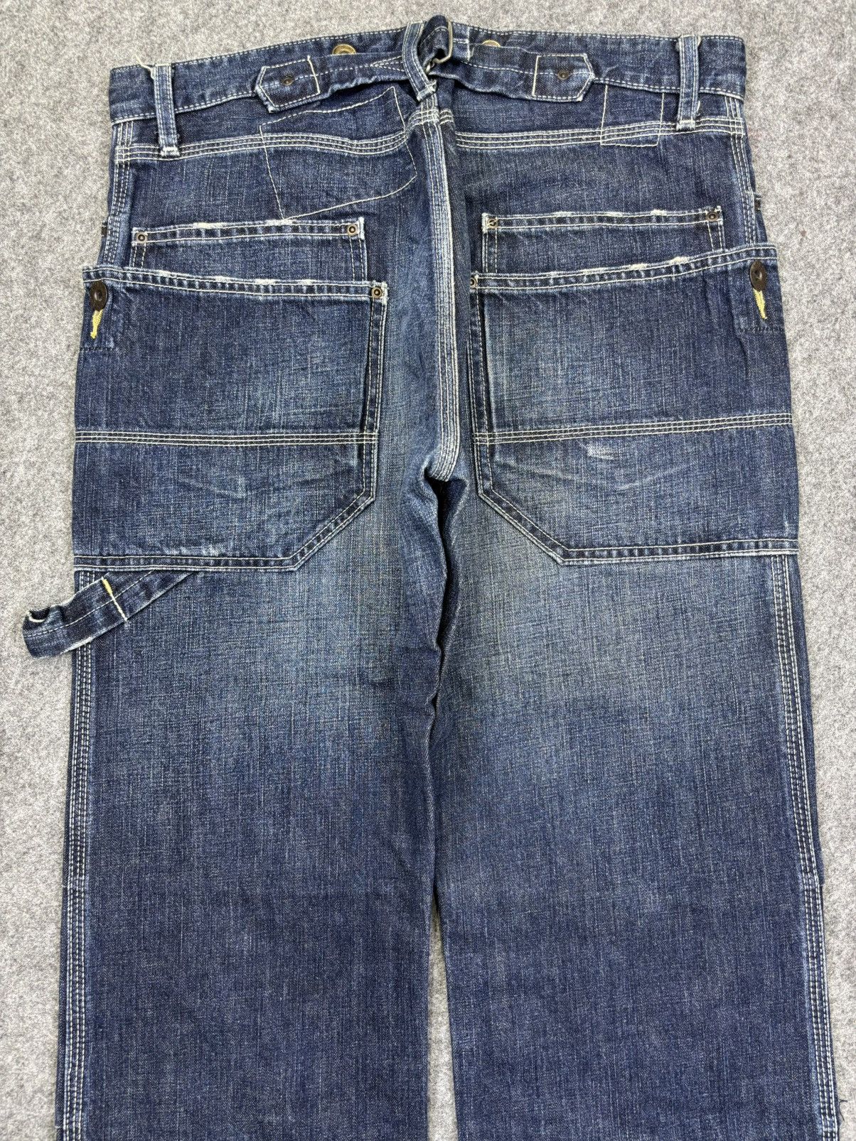 Avirex 💥Baggy💥AVIREX Military Multi Round Pocket Denim F711 Size US 32 / EU 48 - 19 Thumbnail