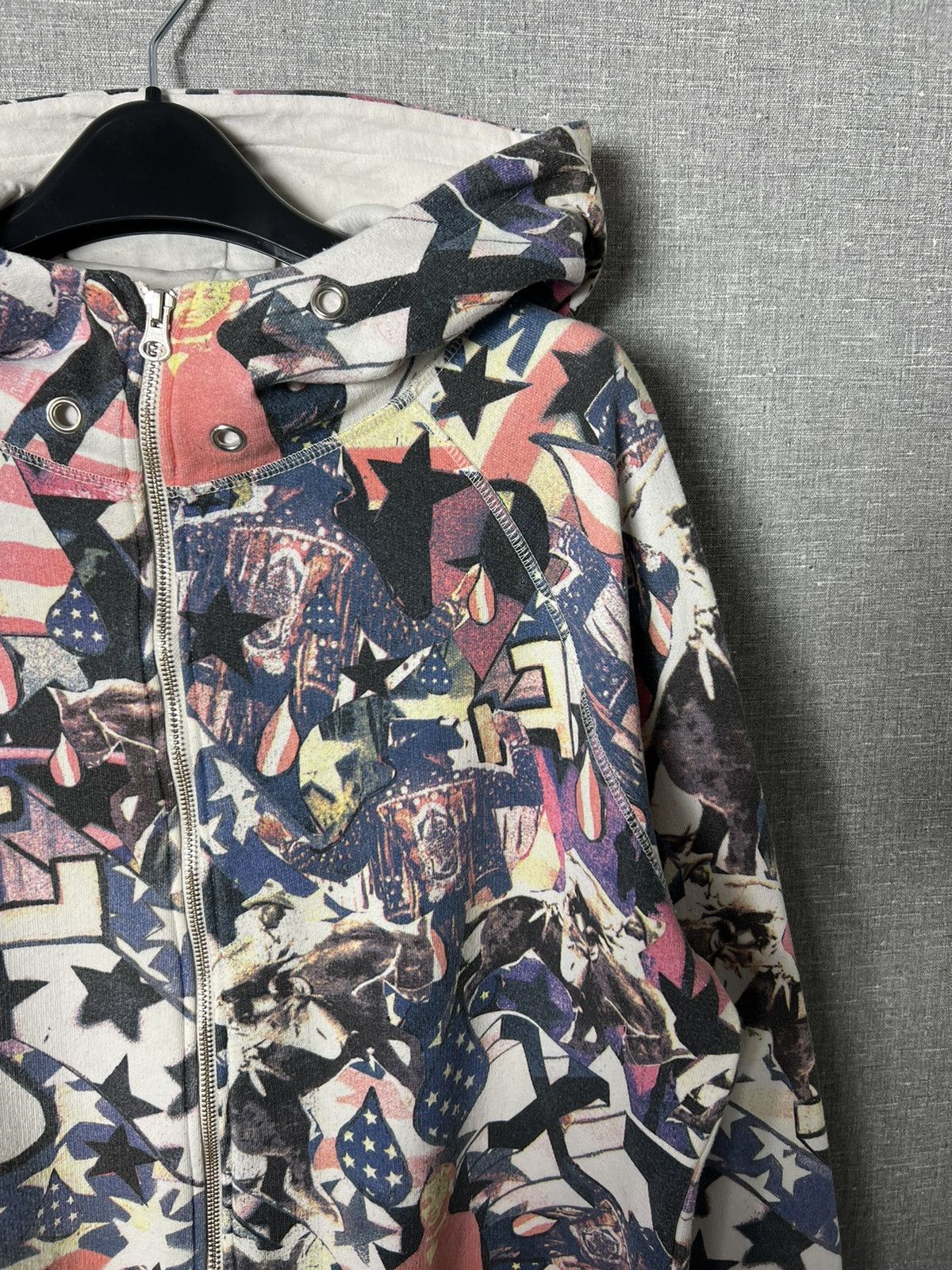 Levi's Vintage Levis Engineered Jeans All Over Printed Zip Hoodie Size US L / EU 52-54 / 3 - 4 Thumbnail