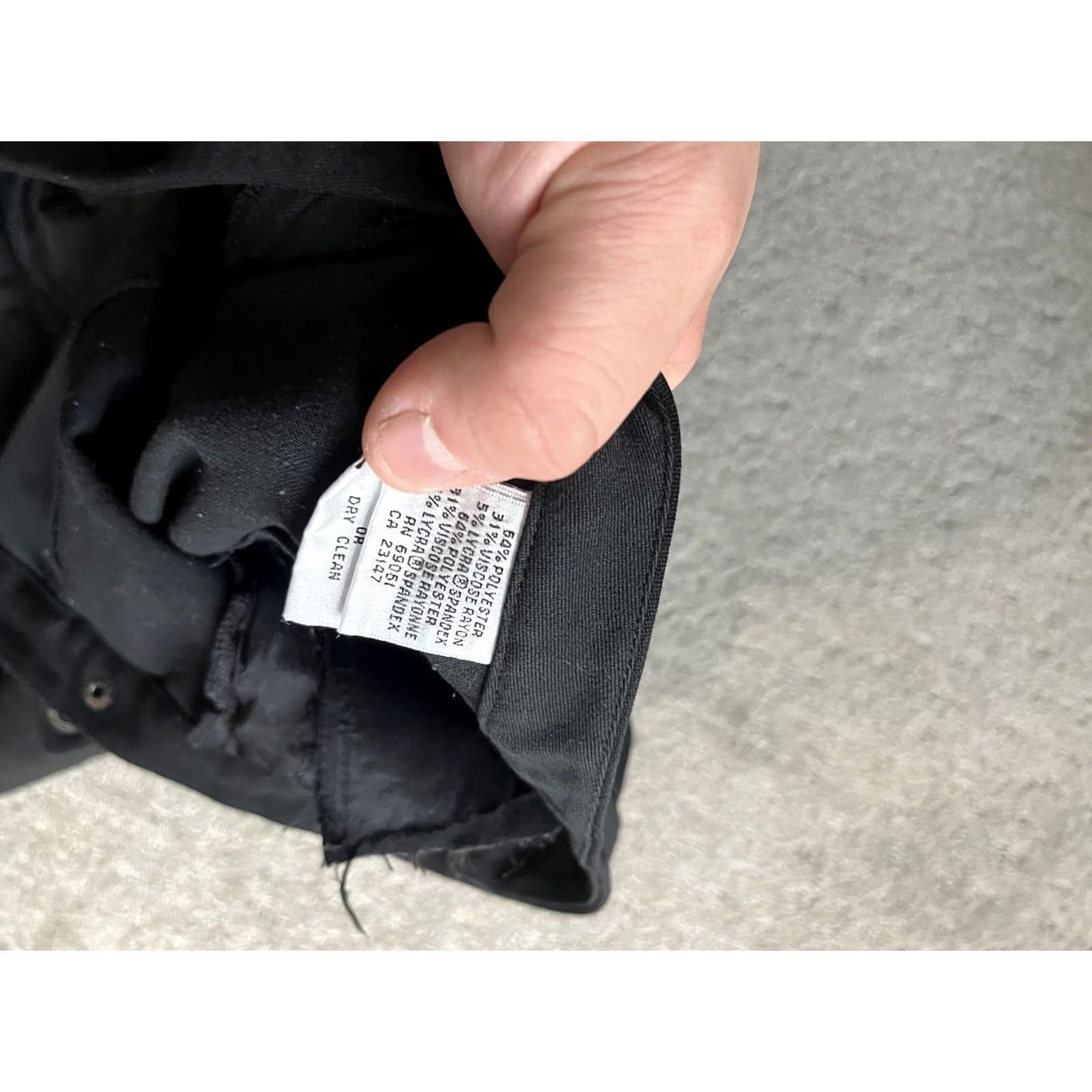Talbots VINTAGE Talbots Pants 12 Black Dress Stretch Trouser Business CareerCore Women Size 34" / US 12 / IT 48 - 6 Thumbnail