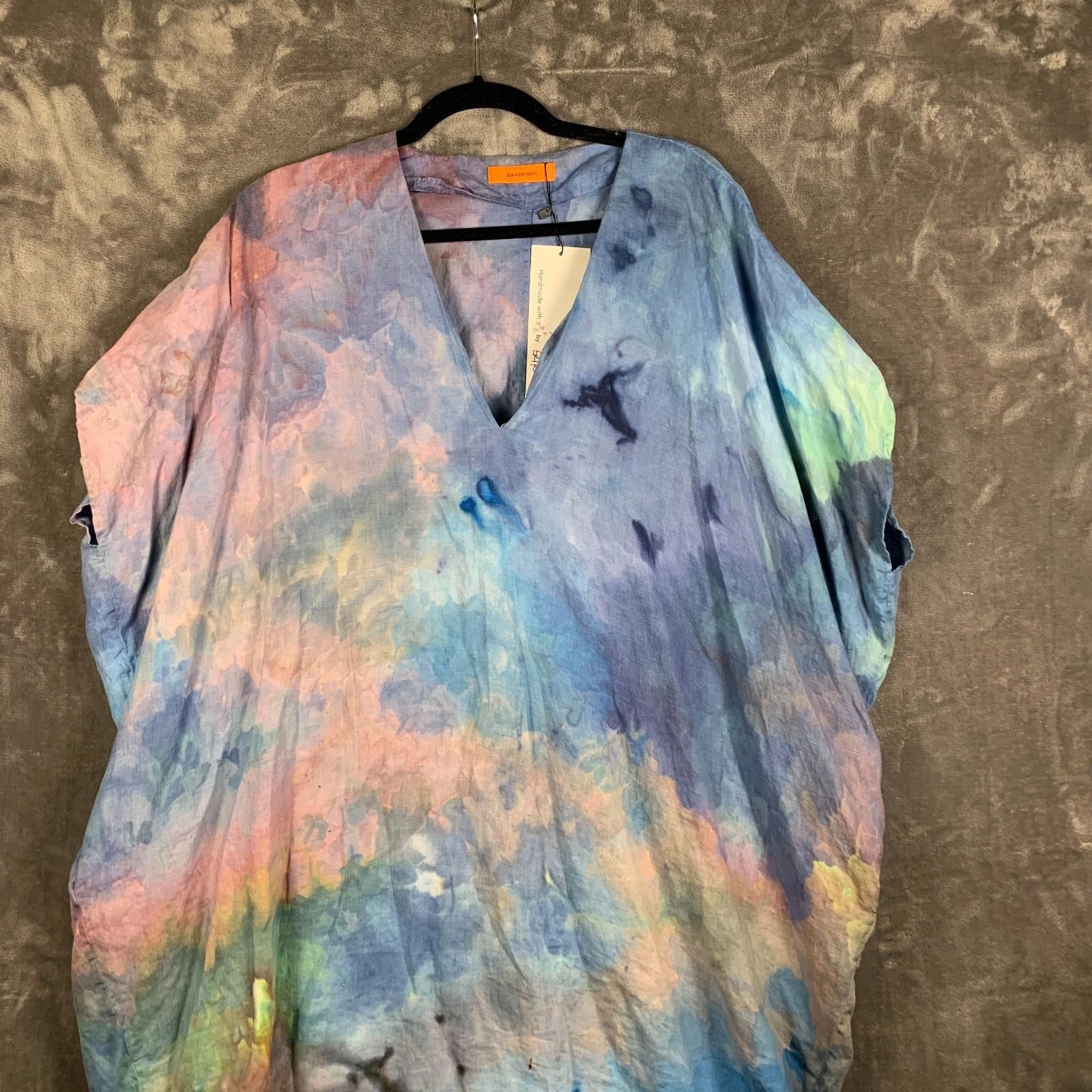 Designer Bombchel Sandvigen Native Caftan Tie Dye - One Size (367) Size ONE SIZE - 3 Thumbnail