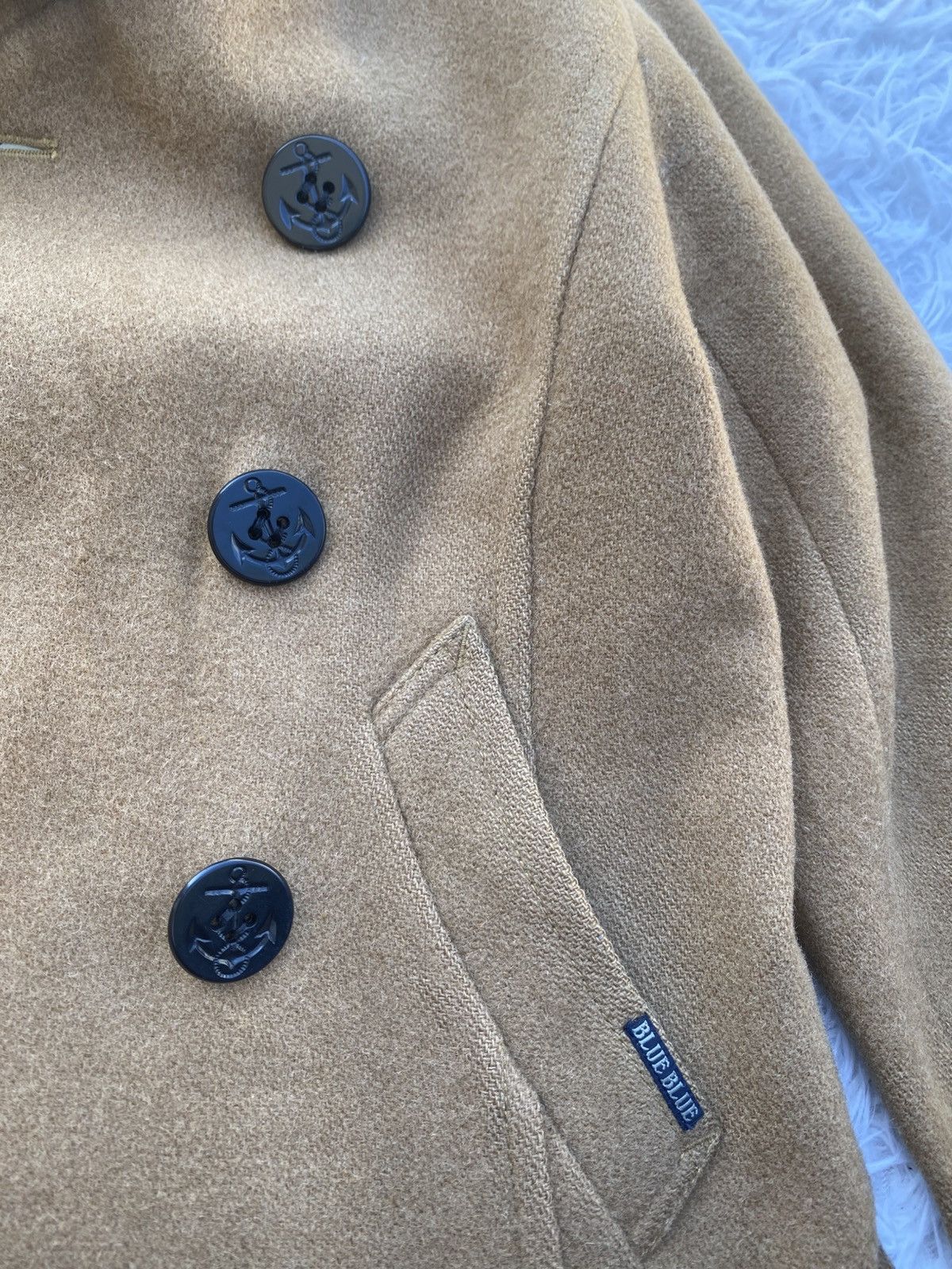 Blue Blue Japan Rare Vintage Blue Blue Wool Women Jacket Size S / US 4 / IT 40 - 14 Thumbnail