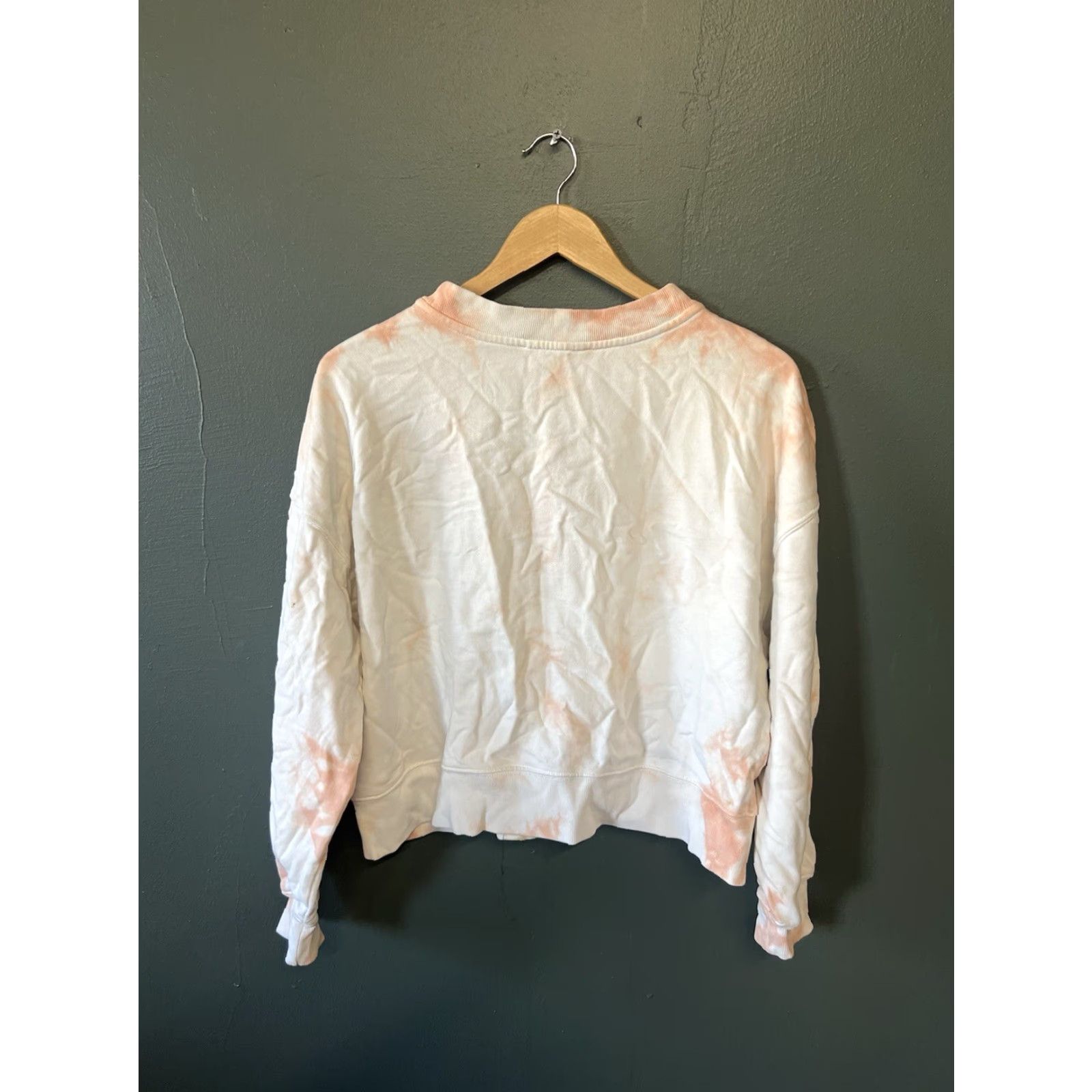 Allsaints AllSaints Sweatshirt Womens White Pink Crew Long Sleeve Pullover Size S Size S / US 4 / IT 40 - 2 Thumbnail