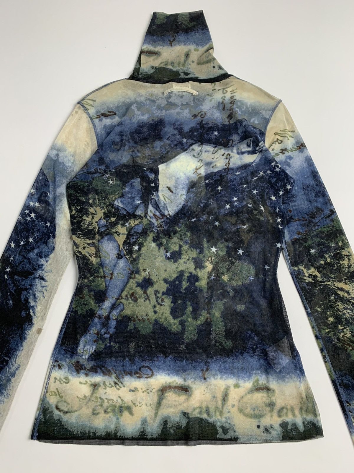 Jean Paul Gaultier Jean Paul Gaultier Femme Mesh Top Star Map Print Size M / US 6-8 / IT 42-44 - 12 Thumbnail