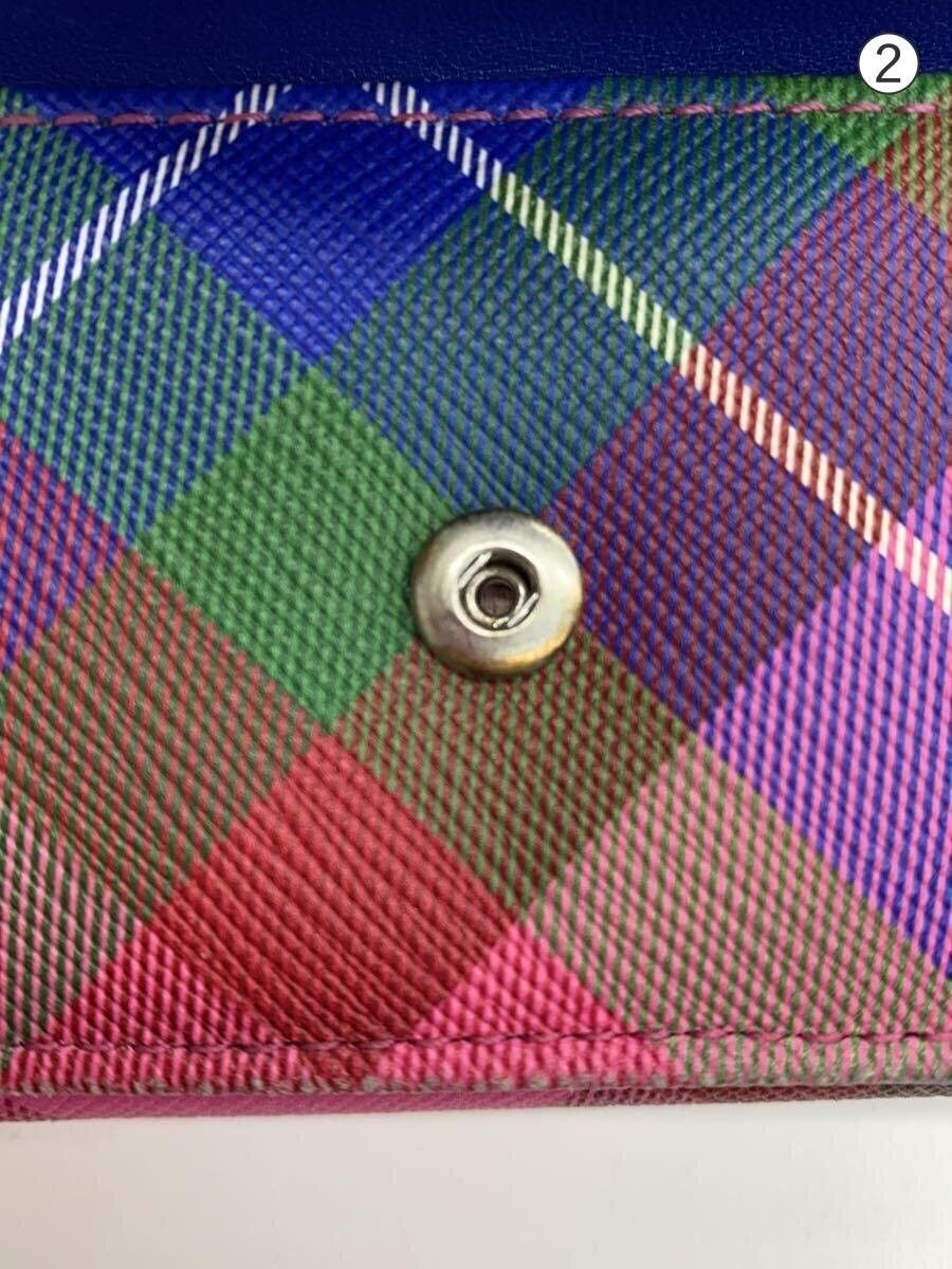 Vivienne Westwood Plaid Orb Wallet Size ONE SIZE - 5 Thumbnail