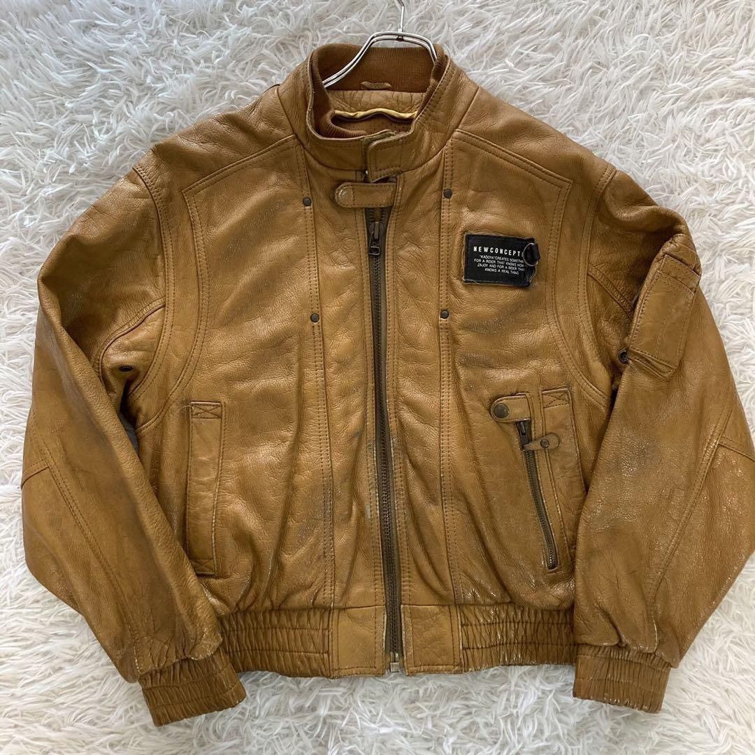 image of Kadoya Rider Jacket in Brown, Men's (Size Medium)