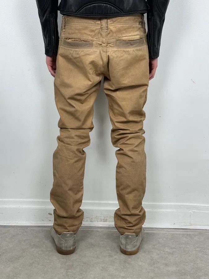 Dolce & Gabbana 2000s Dolce & Gabbana Camel Waxed Effect Pants Size US 32 / EU 48 - 3 Thumbnail