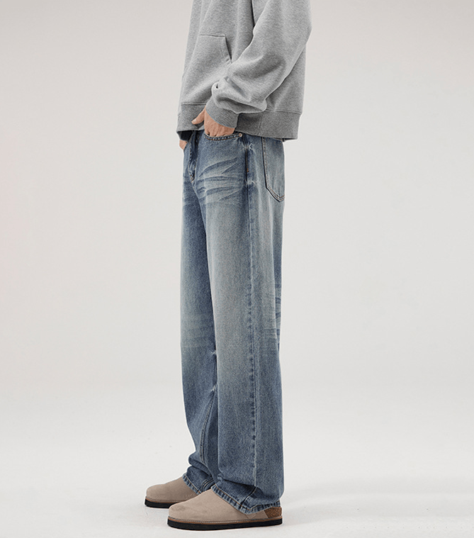 Japanese Brand × Jean American cleanfit loose straight washed jeans Size US 32 / EU 48 - 3 Thumbnail