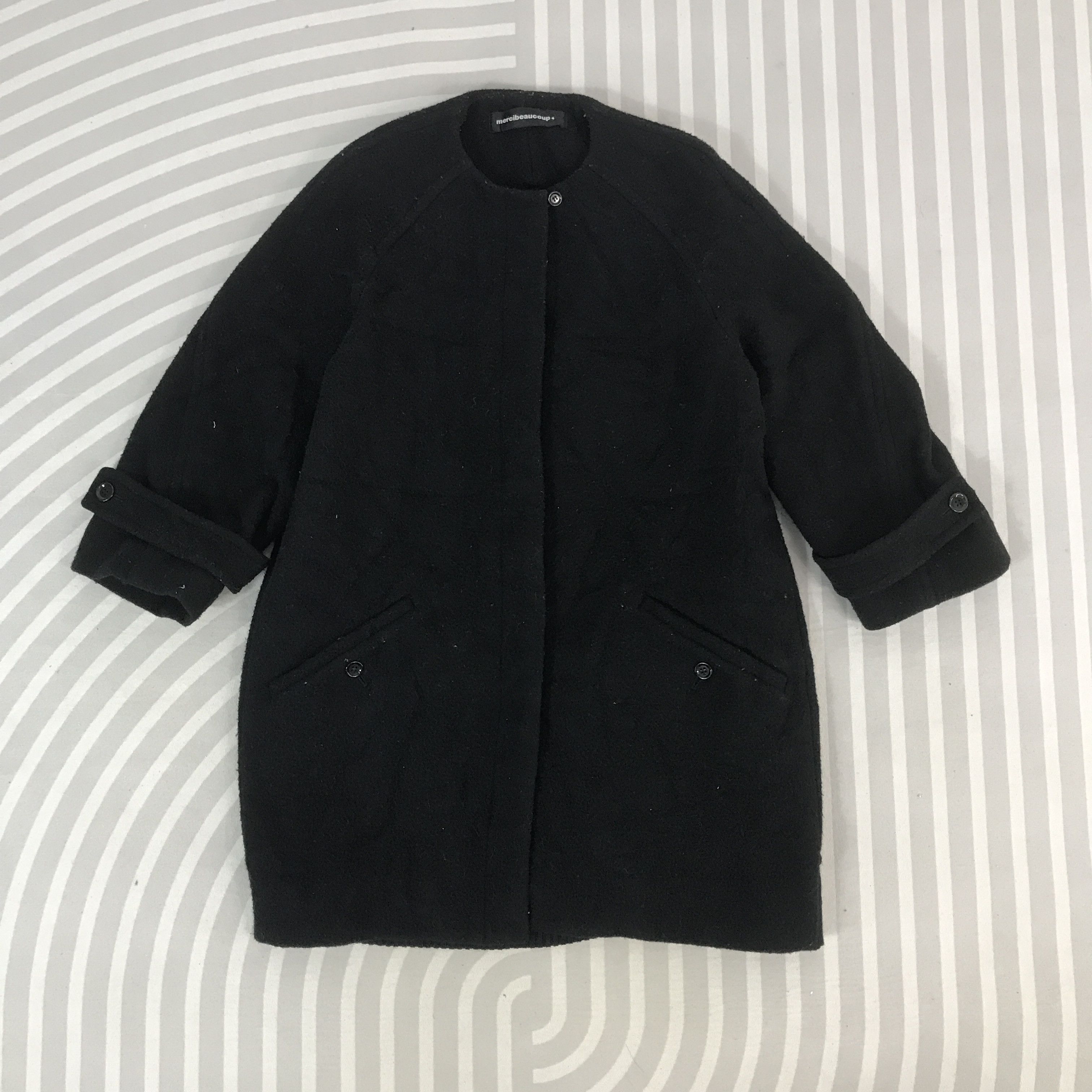 mercibeaucoup Vintage Mercibeaucoup by Issey Miyake wool Jacket Size US L / EU 52-54 / 3 - 1 Thumbnail