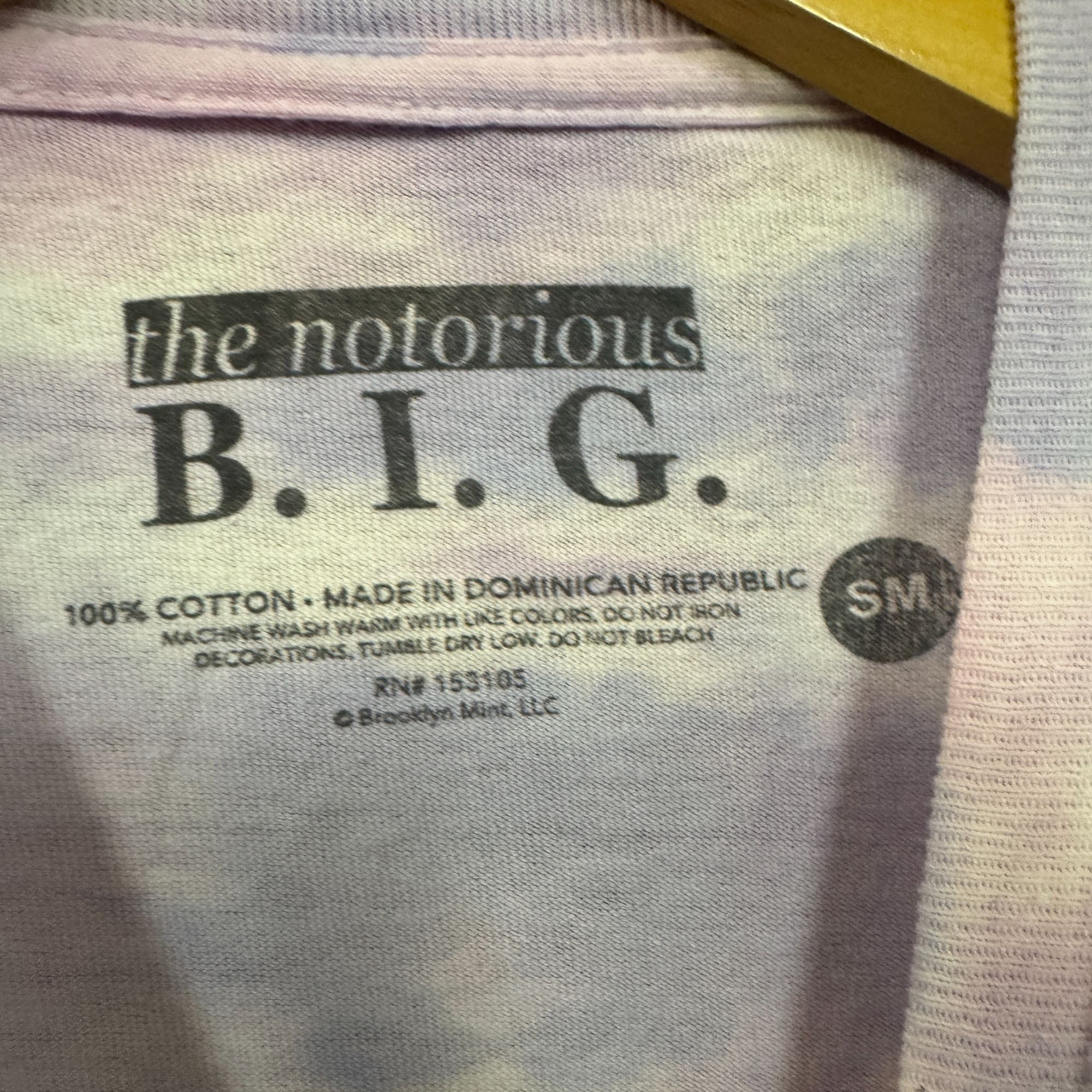 Rap Tees Biggie Smalls Ready To Die tiedye Rap shirt size small Size US S / EU 44-46 / 1 - 4 Thumbnail