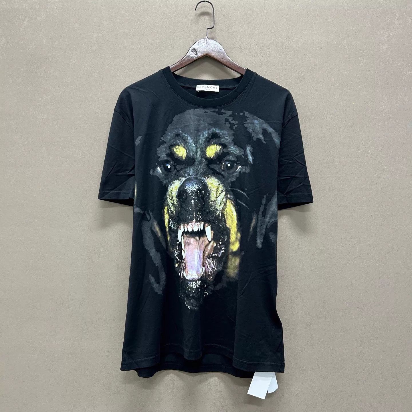 Givenchy Givenchy 99 New Black Dog Head Print Tee XXL Size US XXL / EU 58 / 5 - 1 Thumbnail