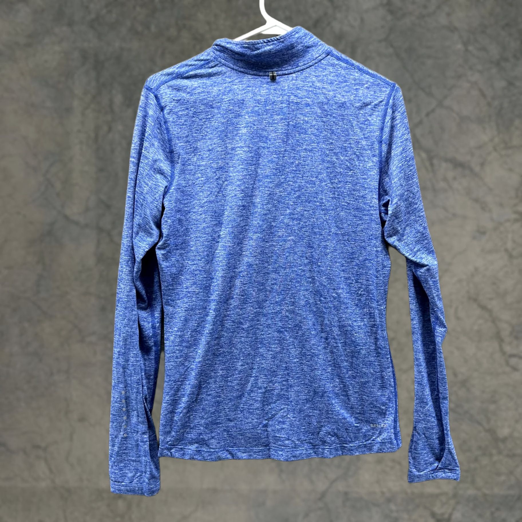 Nike Nike Dri-FIT Pullover Shirt Mens M Blue Quarter Zip Mock Neck Long Sleeve Running Shirt 685910-480 Size US M / EU 48-50 / 2 - 1 Thumbnail