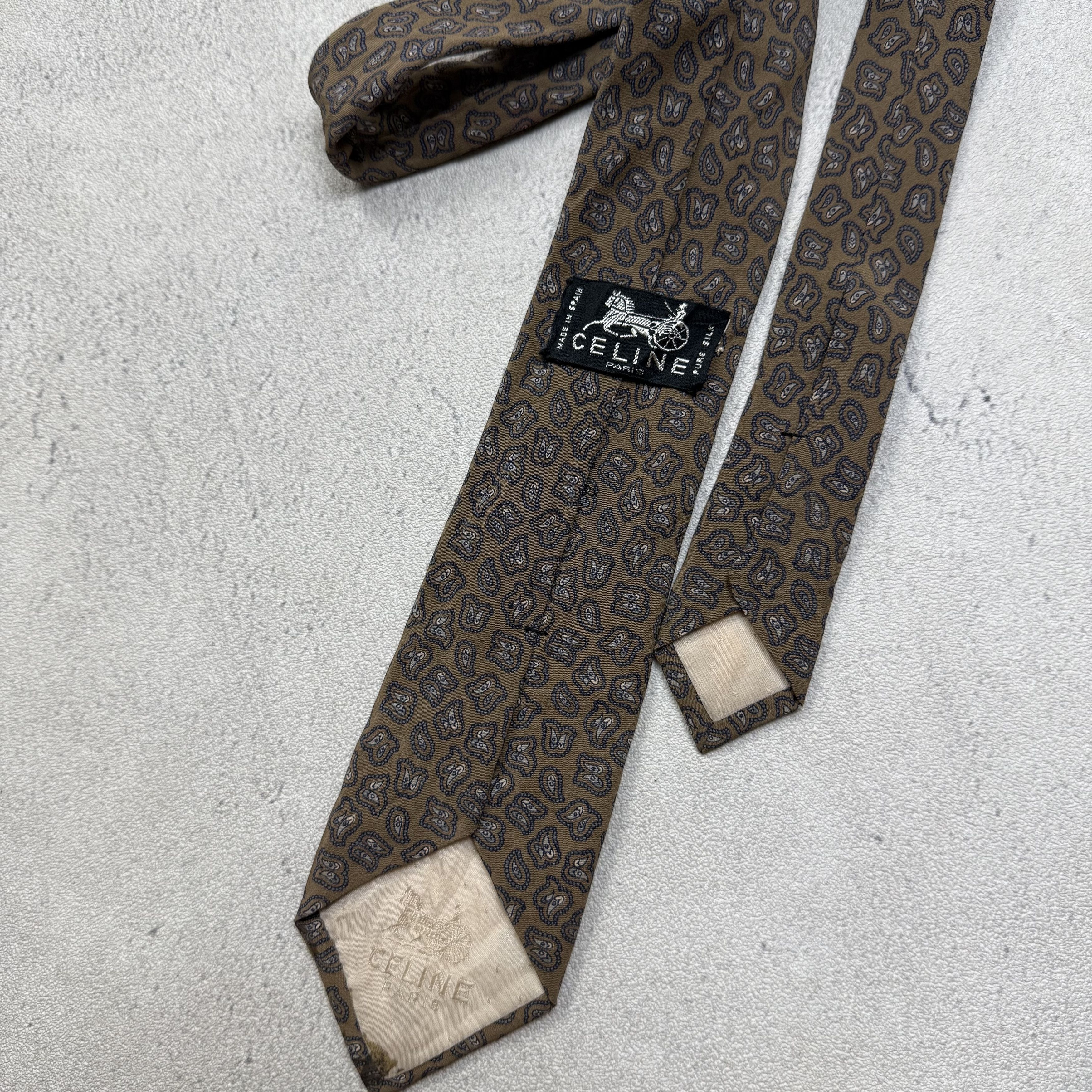 Celine Vintage Celine Silk Ties Size ONE SIZE - 4 Thumbnail