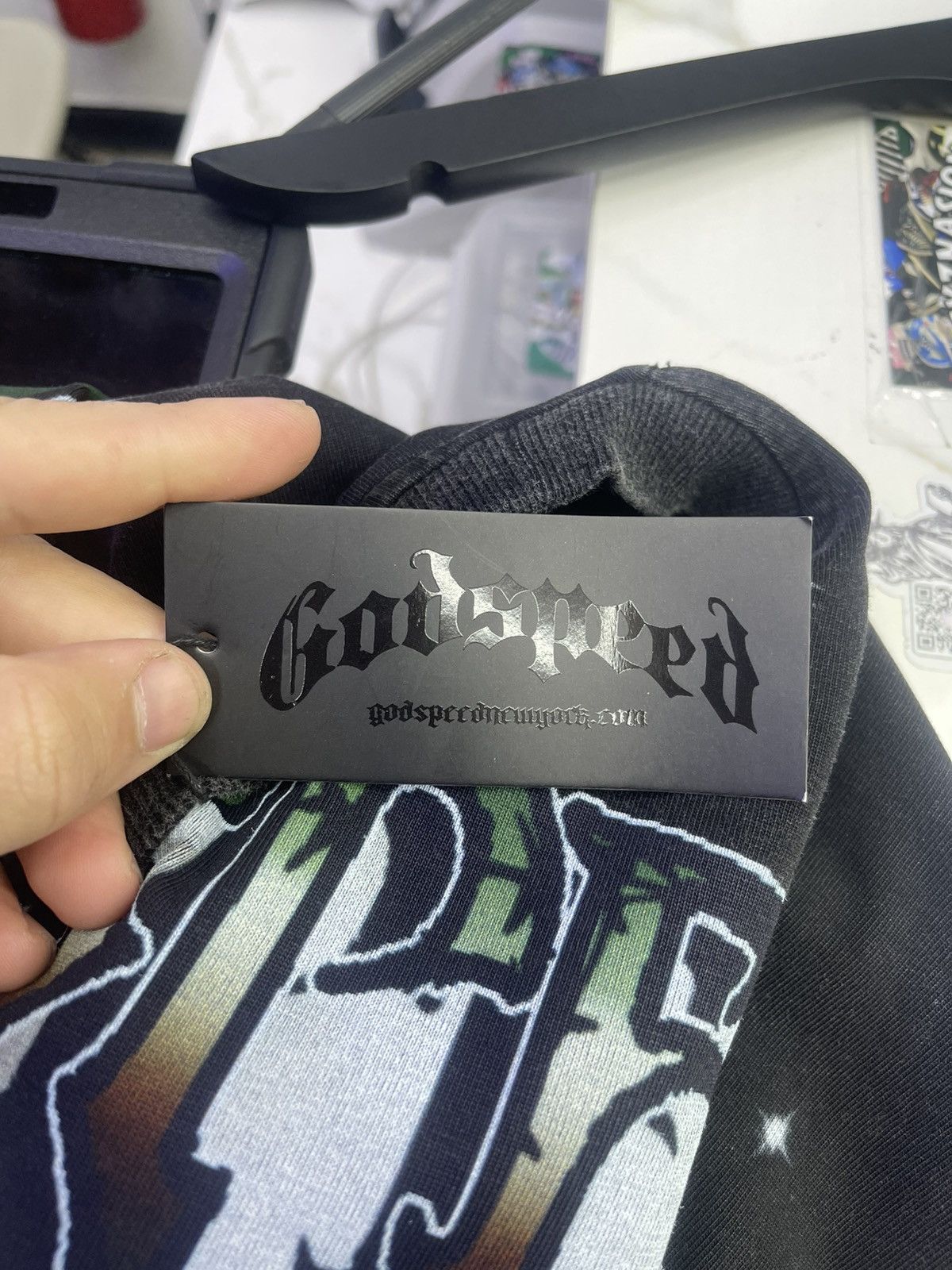 Godspeed Godspeed longsleeve helicopter black Size US XS / EU 42 / 0 - 4 Thumbnail