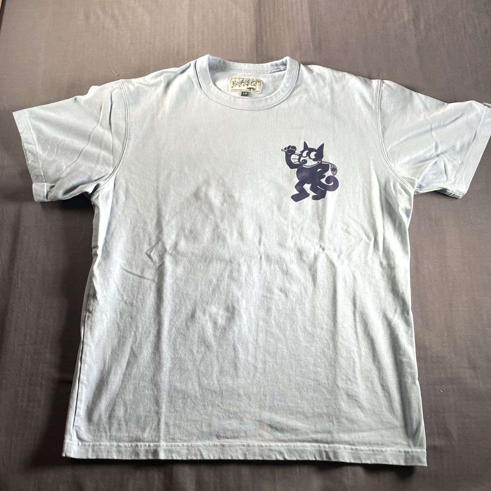 Vintage Bogey Boys Shirt T-Shirt Men’s L Blue Cat Felix The Cat Bomb Golfing Tee Rare Unisex Adults Boys Mens Size US L / EU 52-54 / 3 - 3 Thumbnail