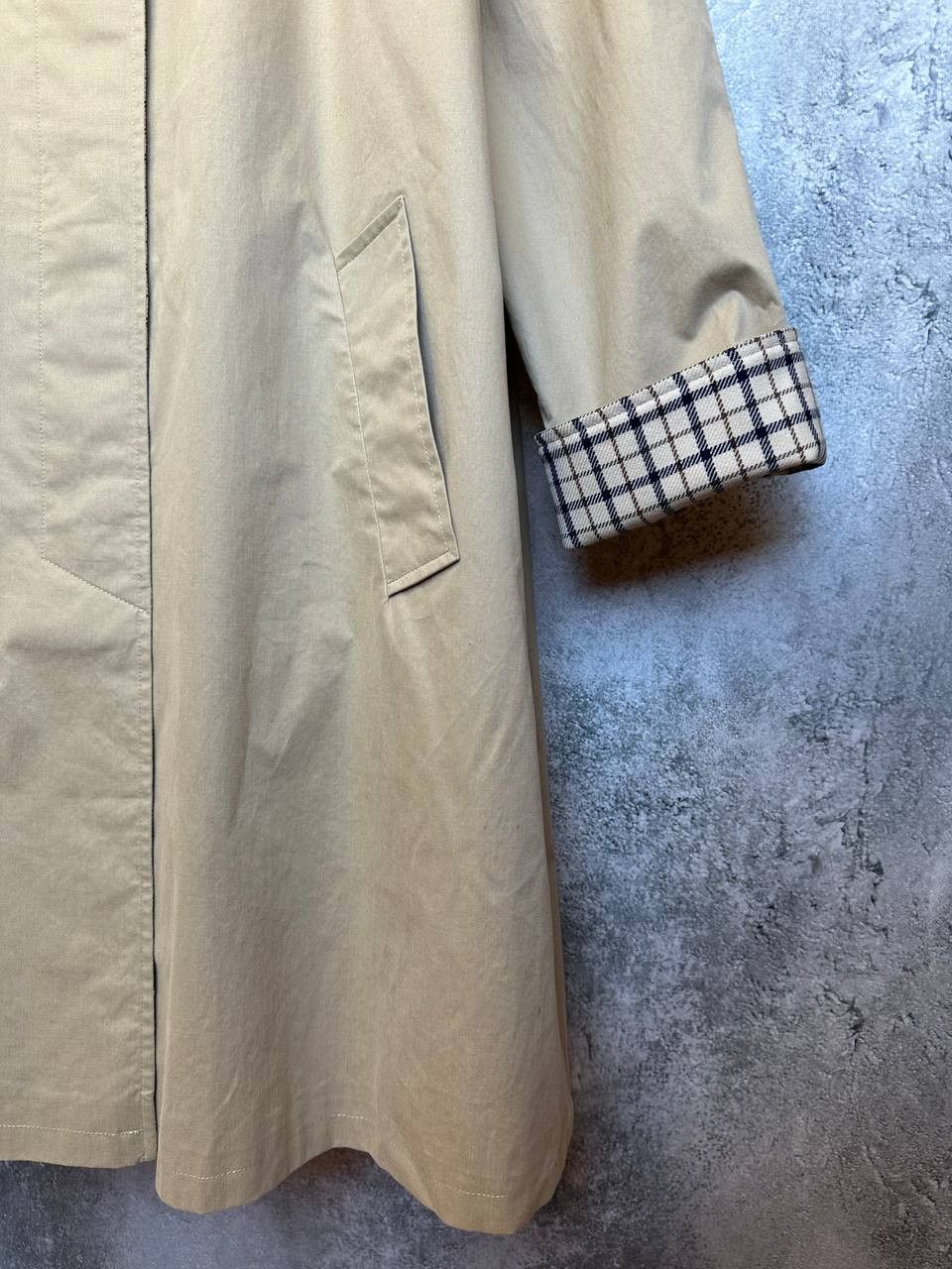 Aquascutum Aquascutum of London Trench Coat Vintage Beige Check Lining Size US L / EU 52-54 / 3 - 9 Thumbnail