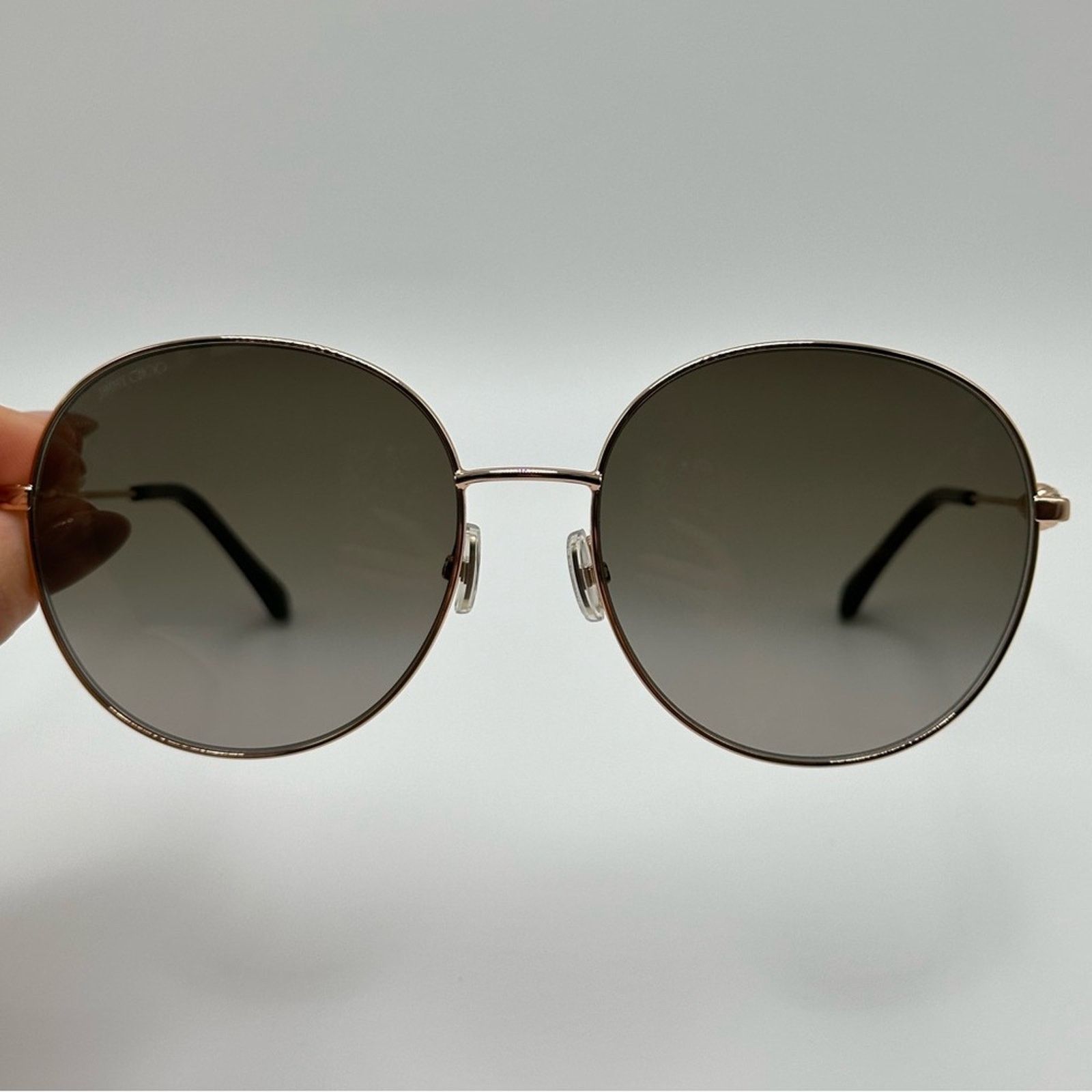 Jimmy Choo NEW JIMMY CHOO Birdie/S 06J Gold Brown Women Sunglasses Size ONE SIZE - 3 Thumbnail