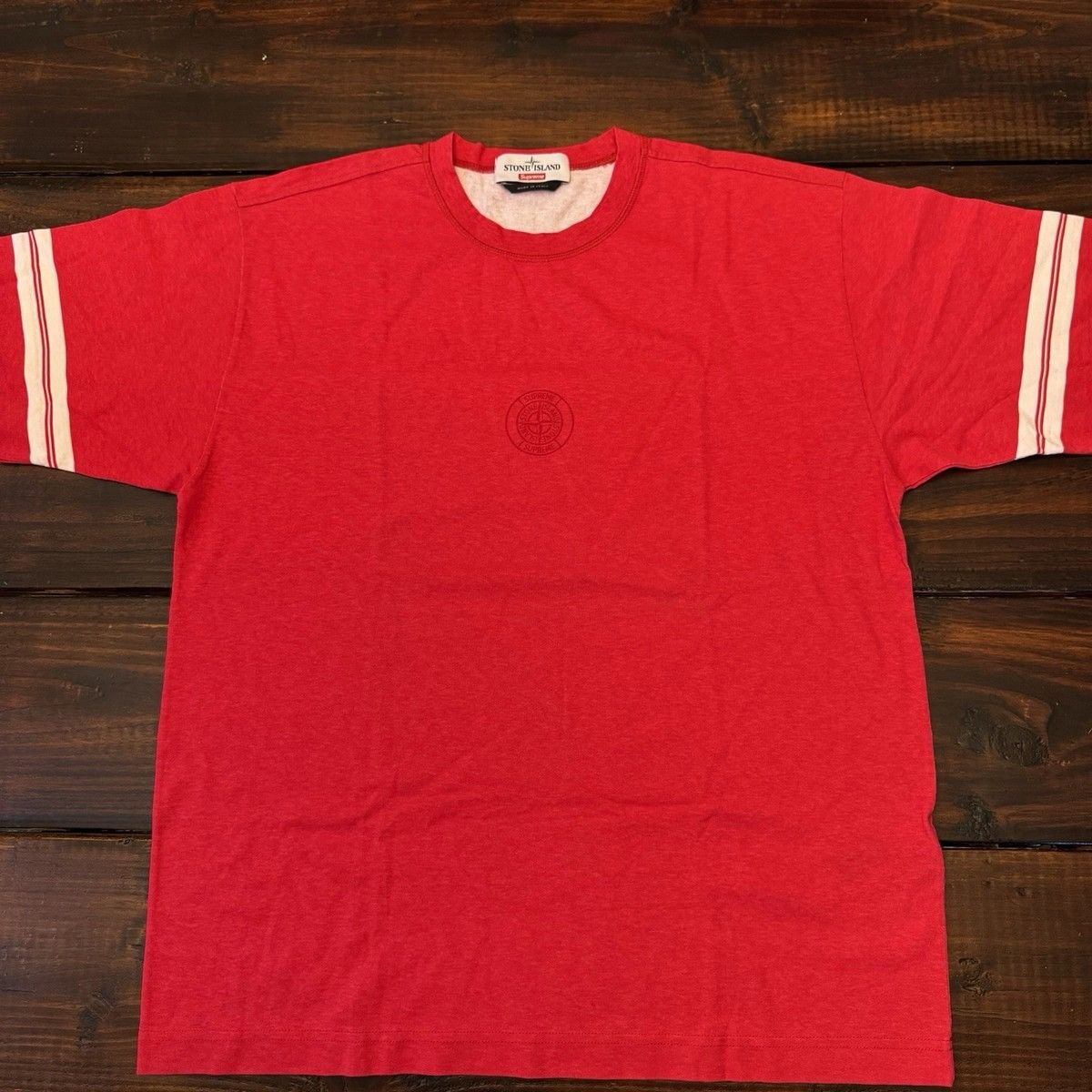Stone Island × Supreme Supreme x Stone Island Tee Size US L / EU 52-54 / 3 - 2 Thumbnail