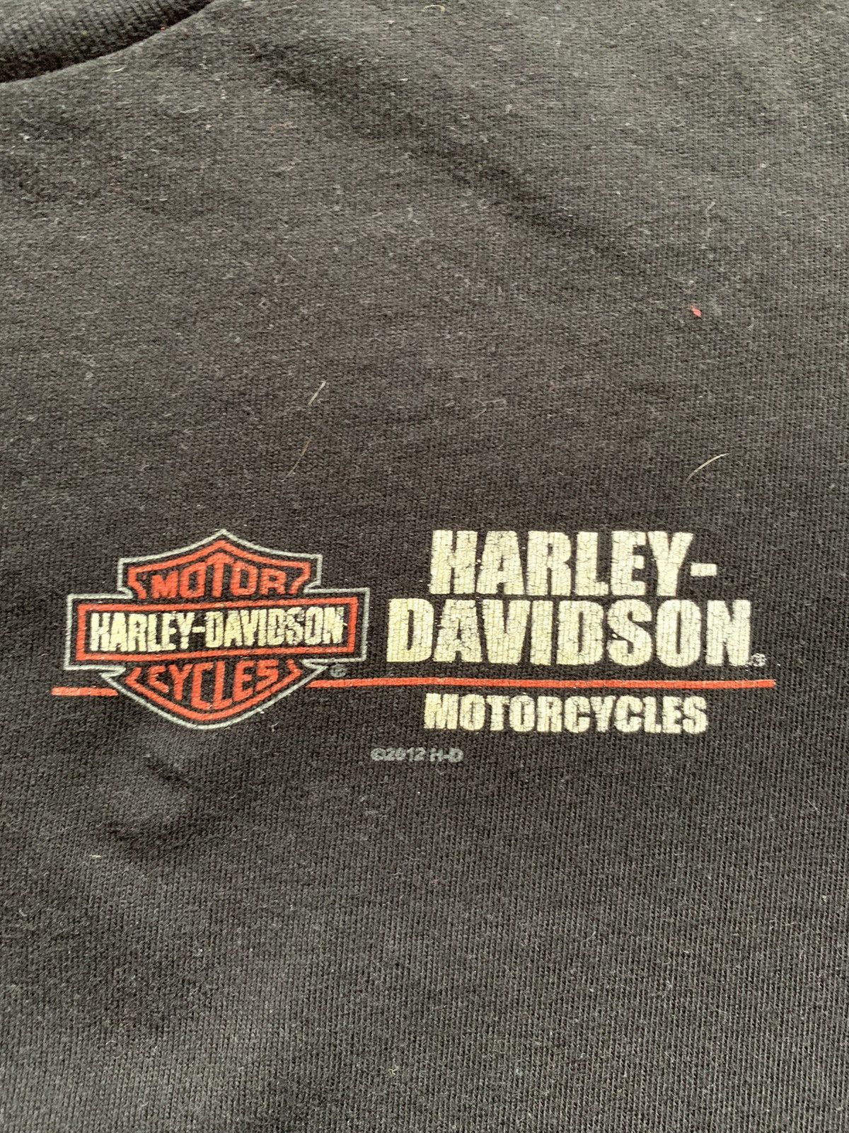 Harley Davidson × Vintage Vintage Harley Davidson Tee Germany 2012 Y2K T-shirt Moto Size US M / EU 48-50 / 2 - 3 Thumbnail