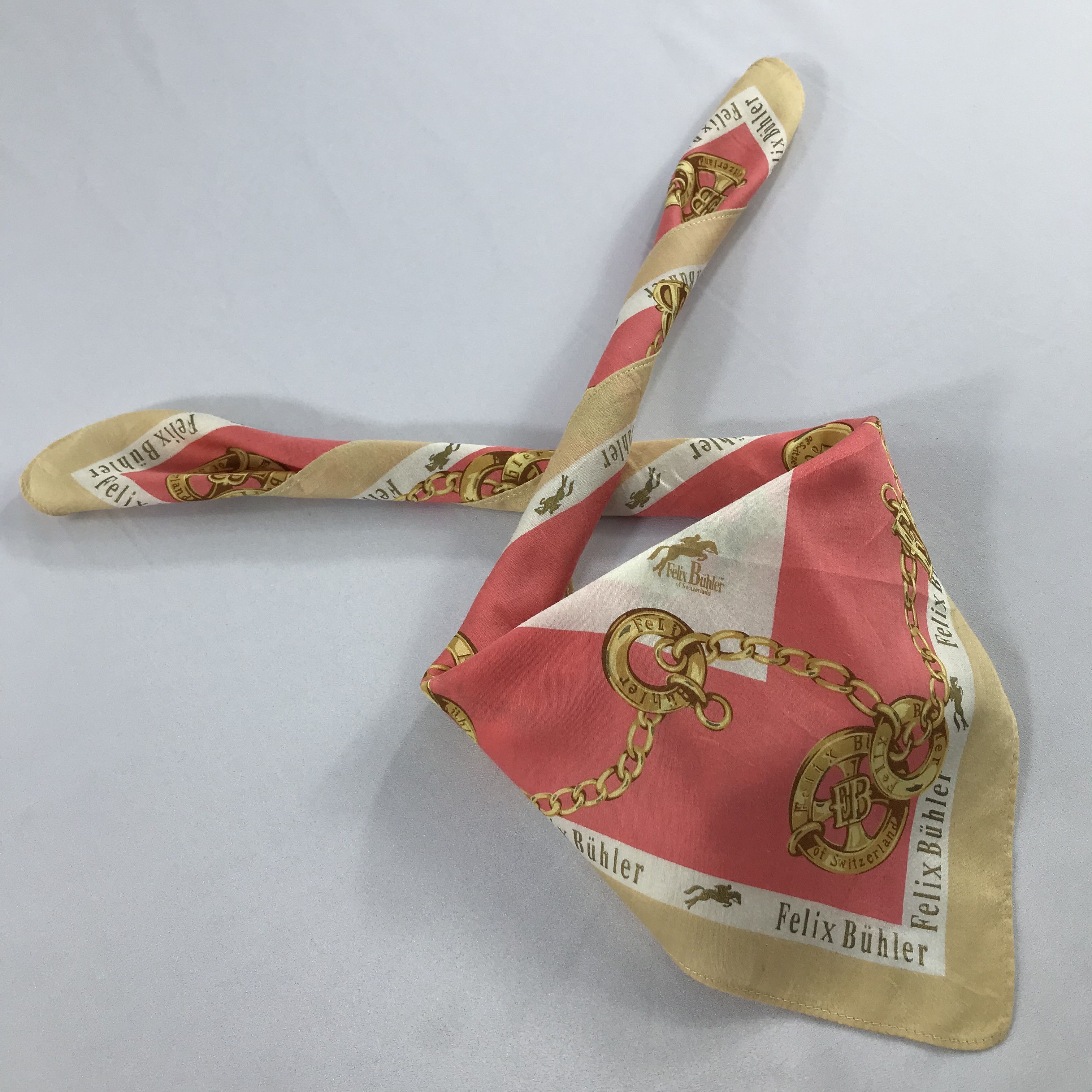 Vintage Felix Buhler Bandana / Handkerchief / Neckerchief - S2430 Size ONE SIZE - 4 Thumbnail