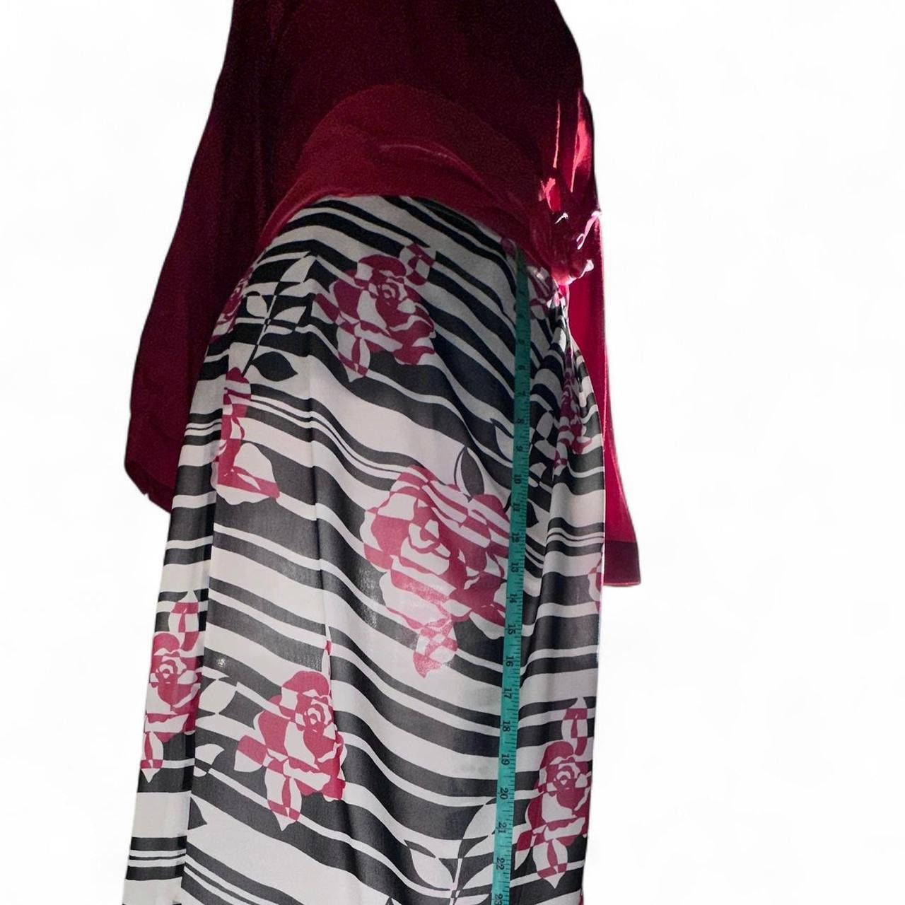 Oscar De La Renta Oscar De La Renta Vintage zebra abstract & 🌹 Silk Maxi 6 Size 28" / US 6 / IT 42 - 7 Thumbnail